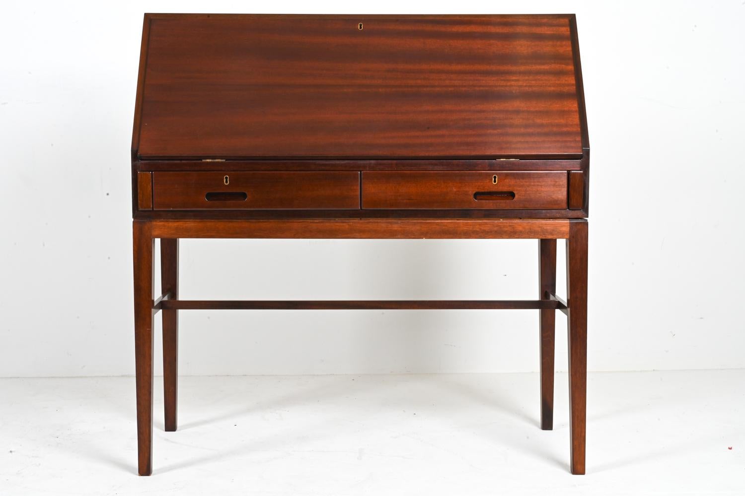 Danish Kai Winding for Brdr. C & W Andersen Rosewood Secretary Desk For Sale
