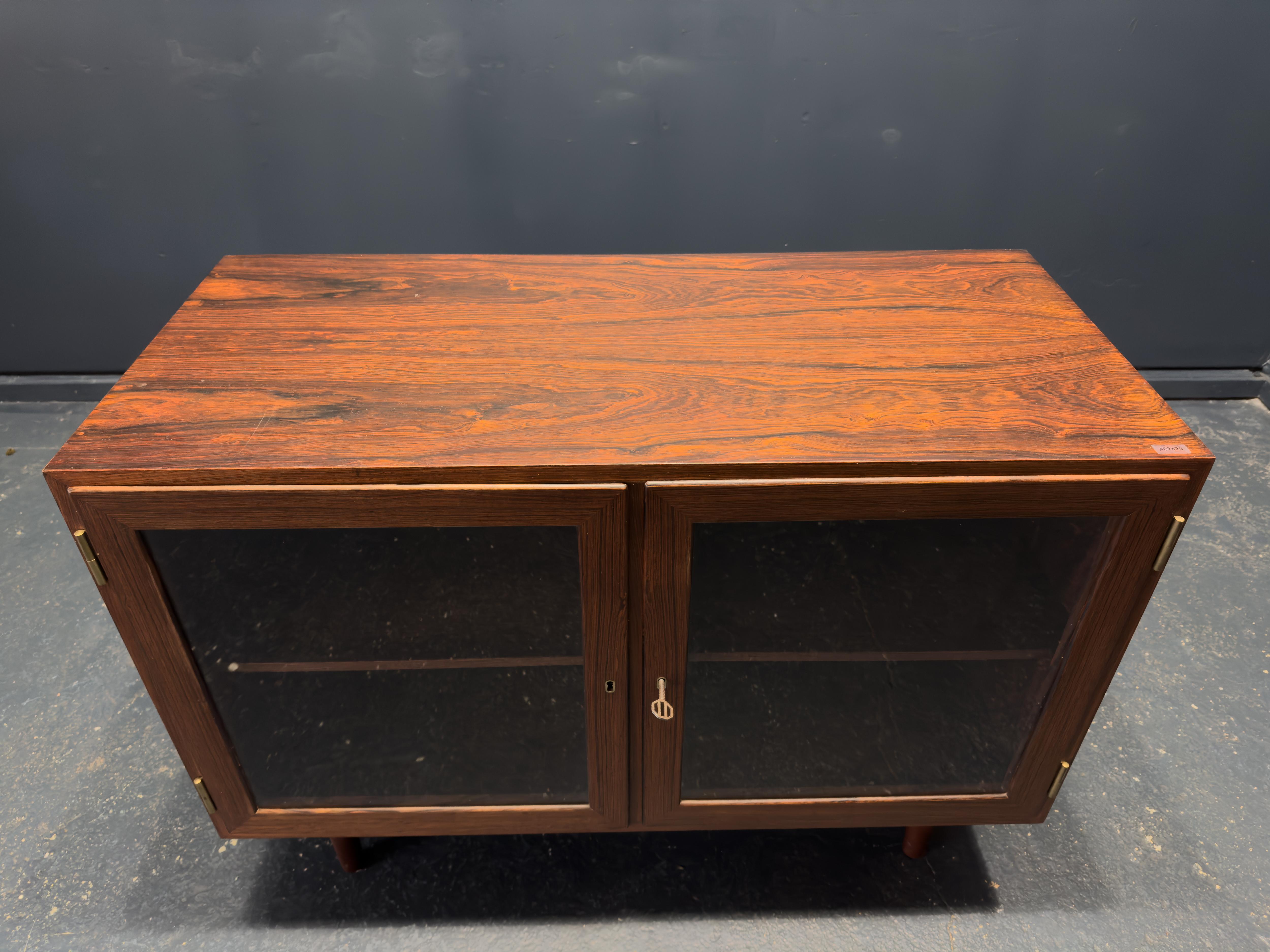 Danish Kai Winding Glass sideboard For Sale