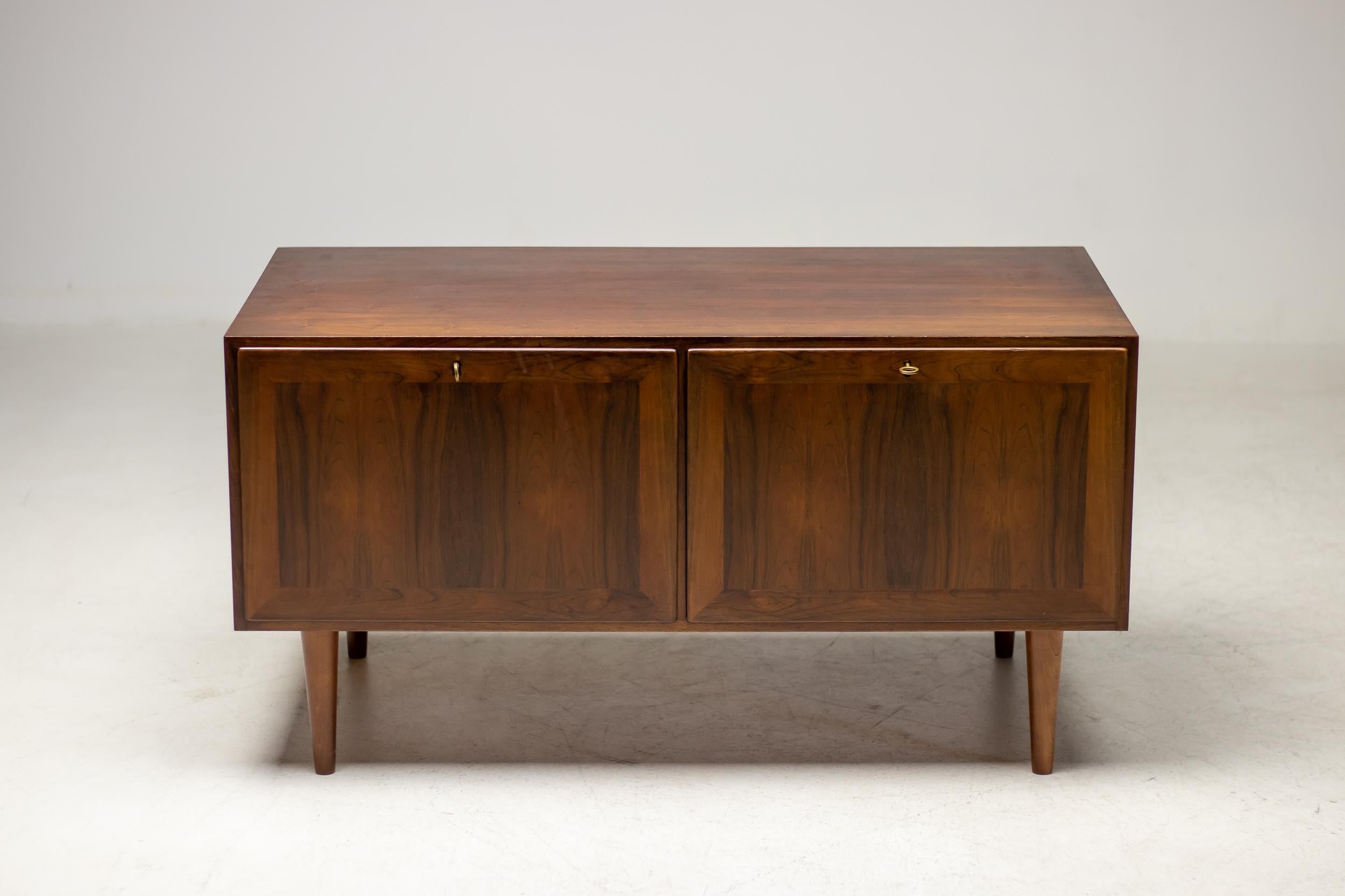 Kai Winding Small Rosewood Sideboard For Sale 2
