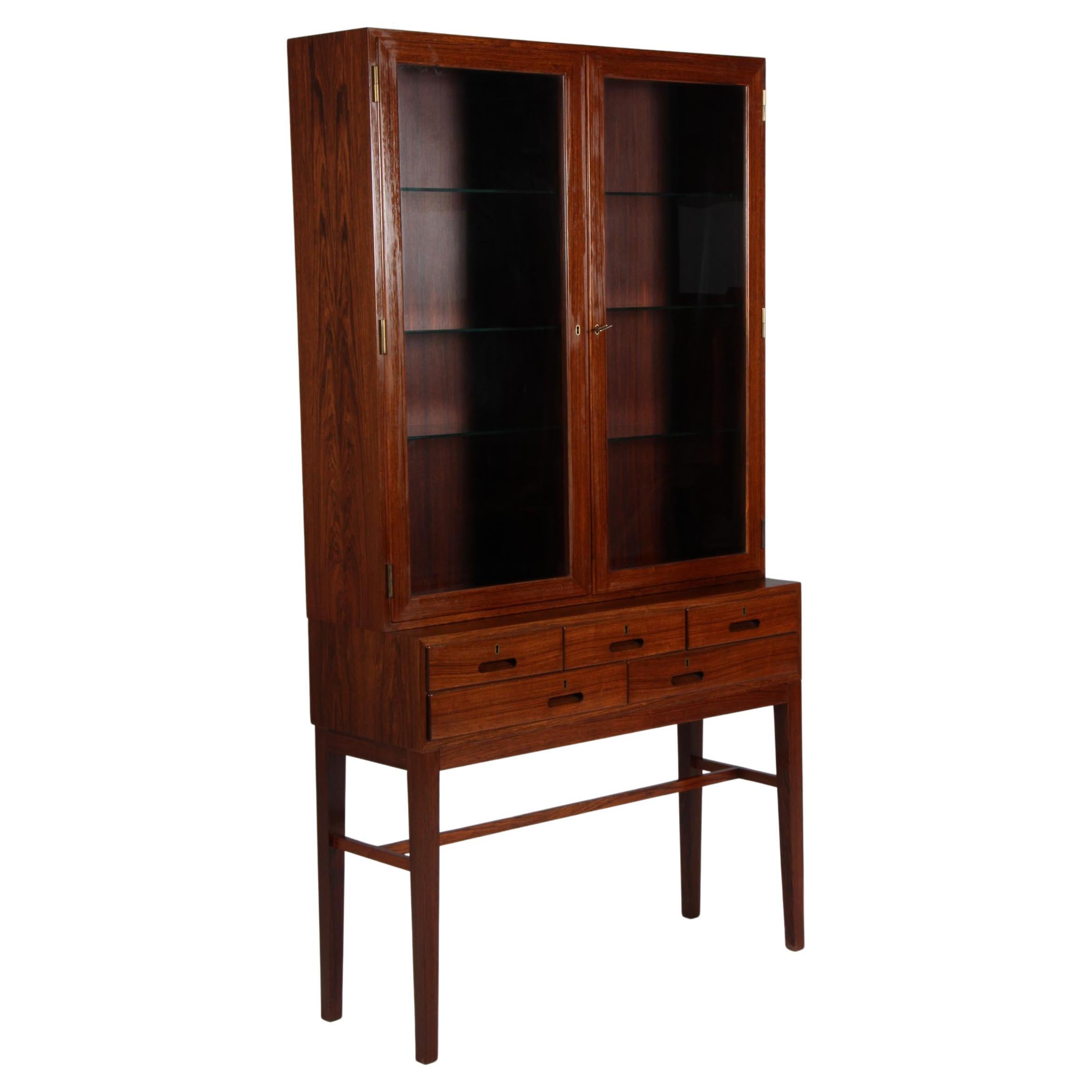 Kai Winding, Vitrine in rosewood, Denmark For Sale