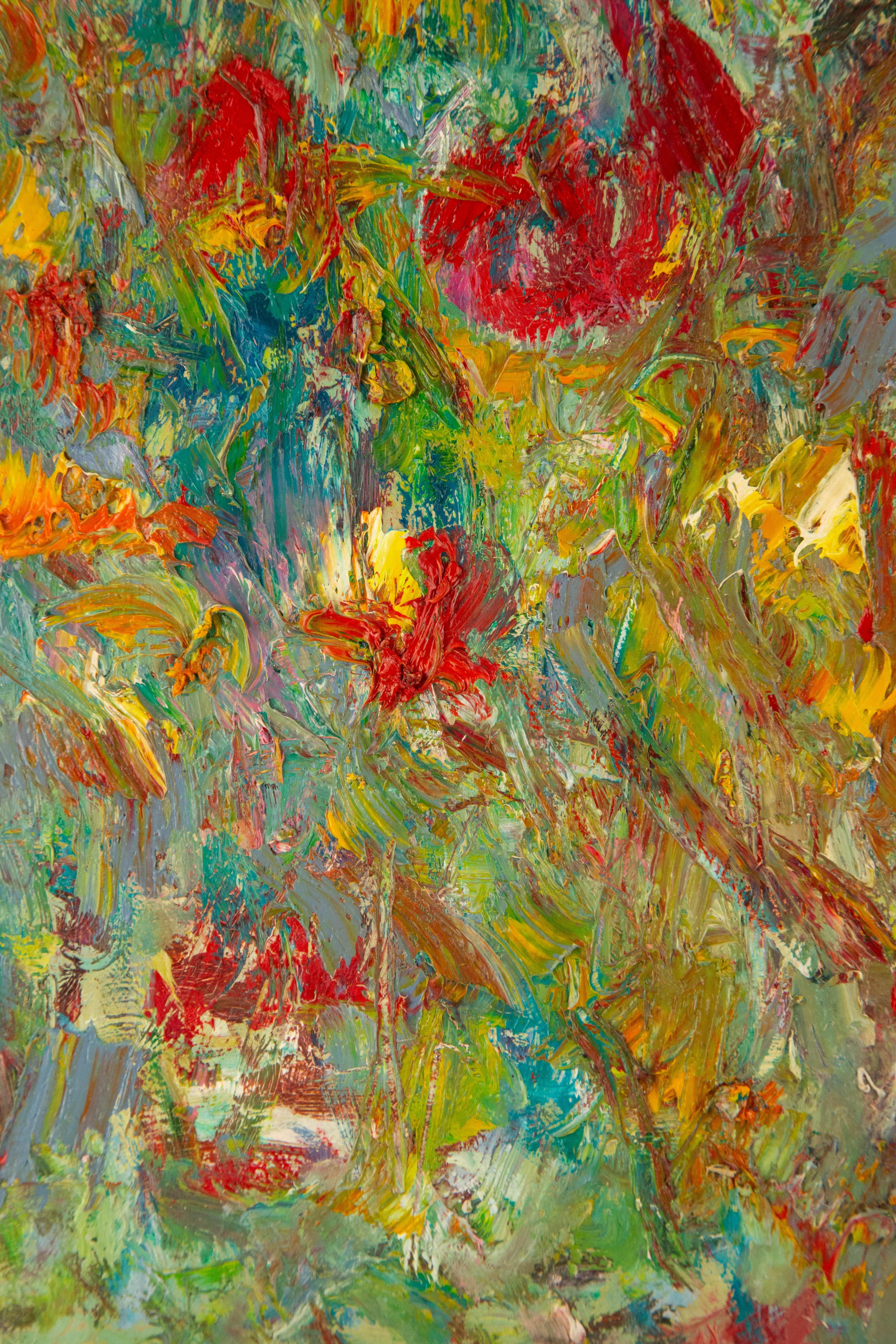Kai Zhang Abstraktes Original-Ölgemälde ohne Titel 42, Kai Zhang im Angebot 2