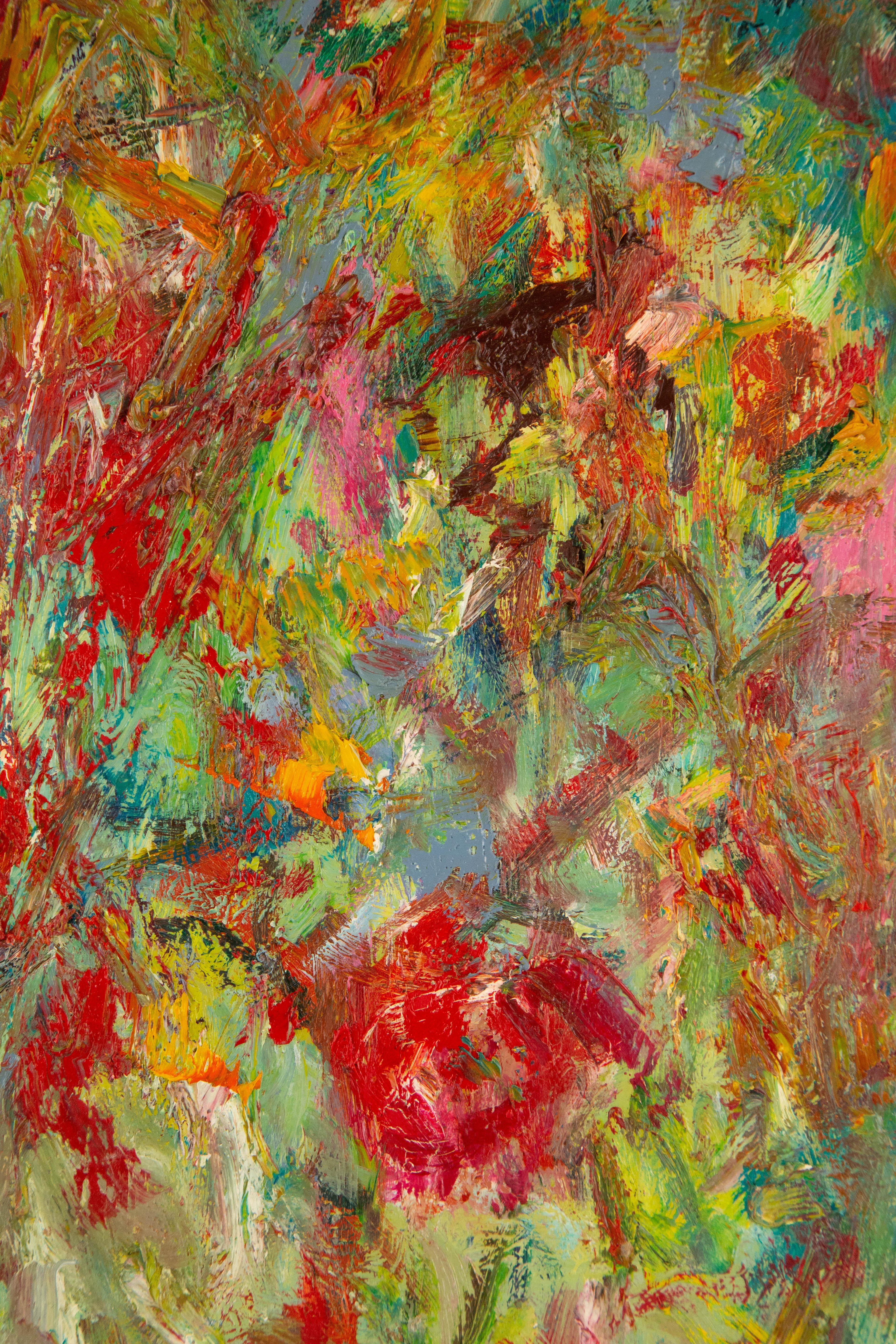 Kai Zhang Abstraktes Original-Ölgemälde ohne Titel 42, Kai Zhang im Angebot 4