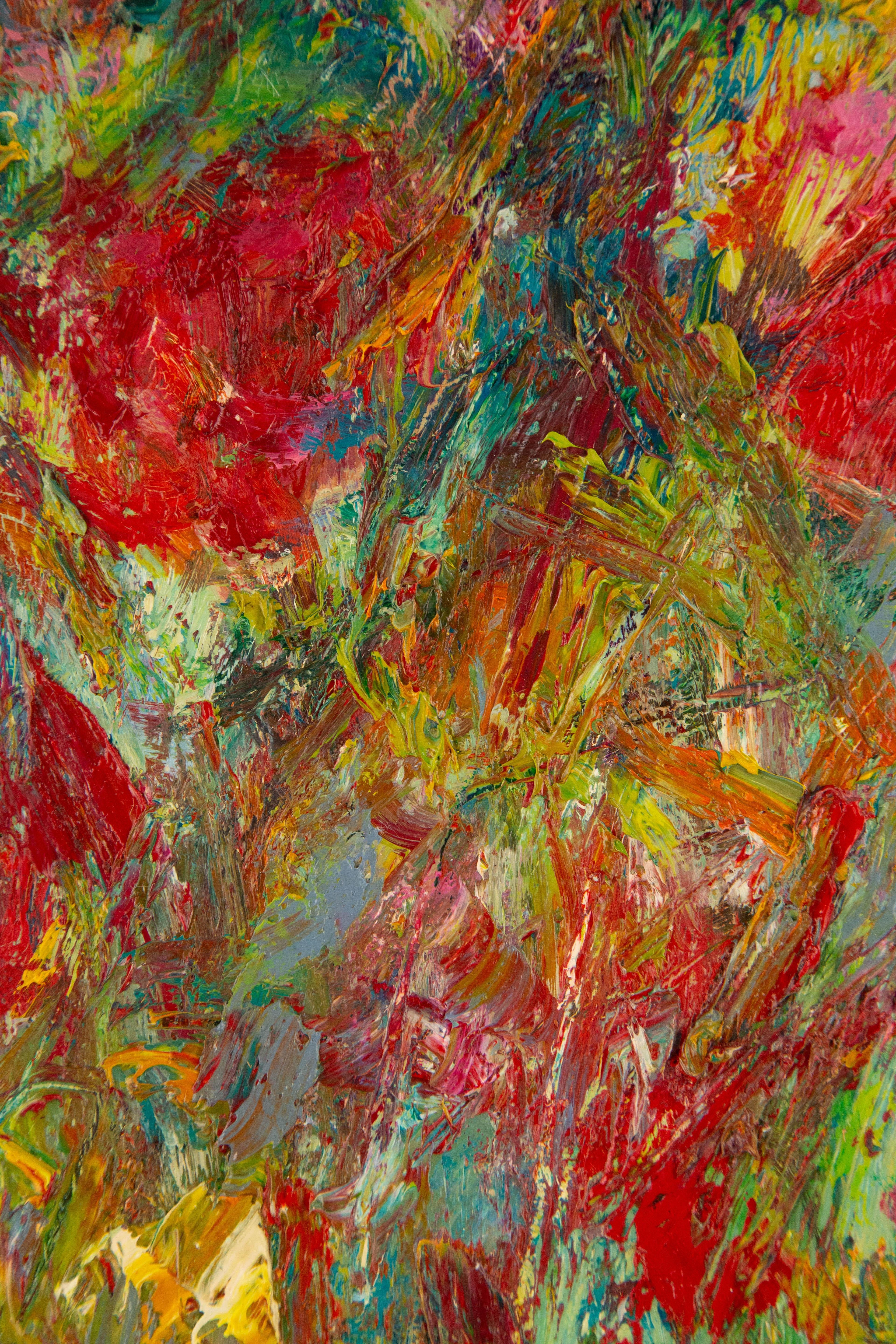 Kai Zhang Abstraktes Original-Ölgemälde ohne Titel 42, Kai Zhang im Angebot 5