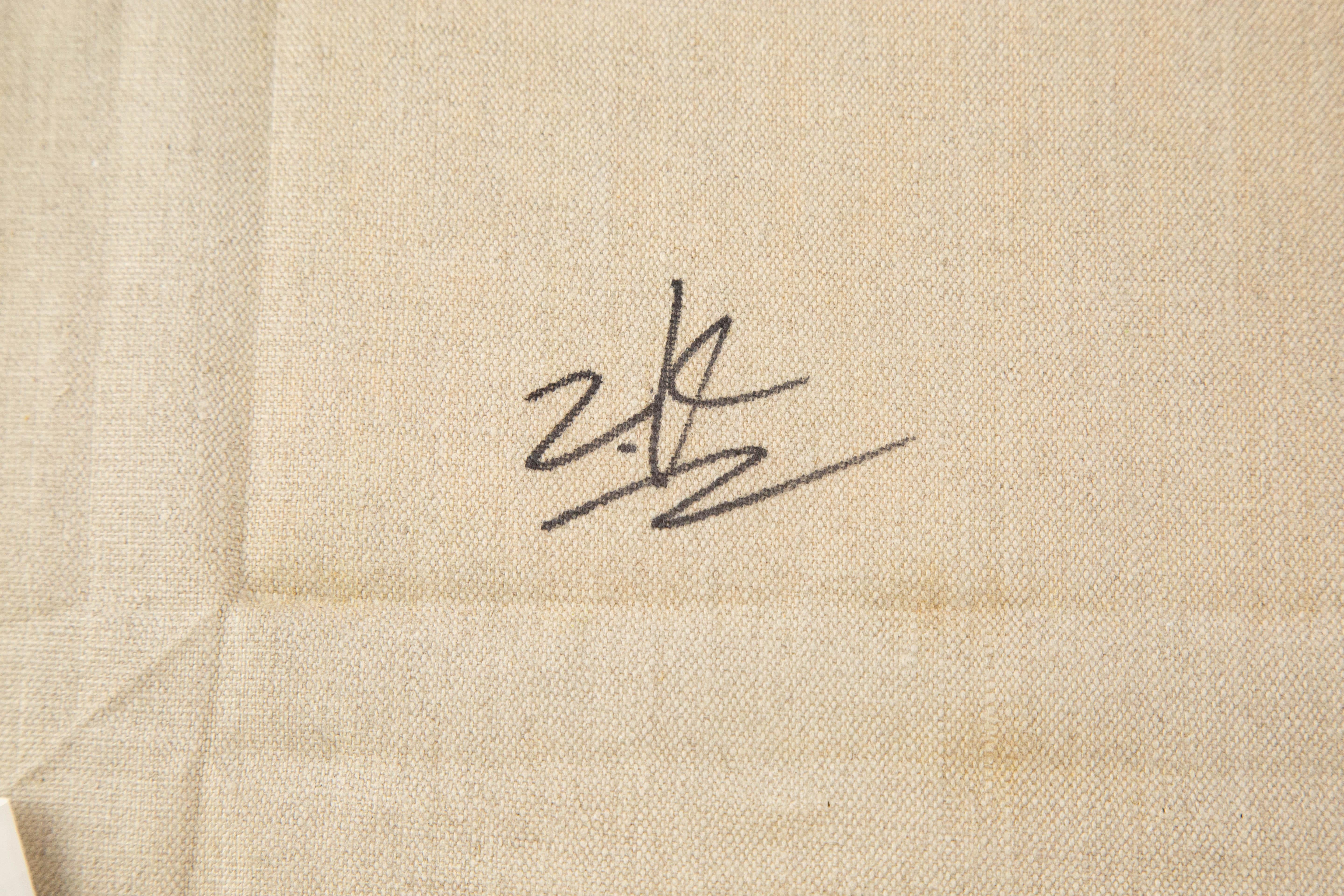 Kai Zhang Abstraktes Original-Ölgemälde ohne Titel 42, Kai Zhang im Angebot 7