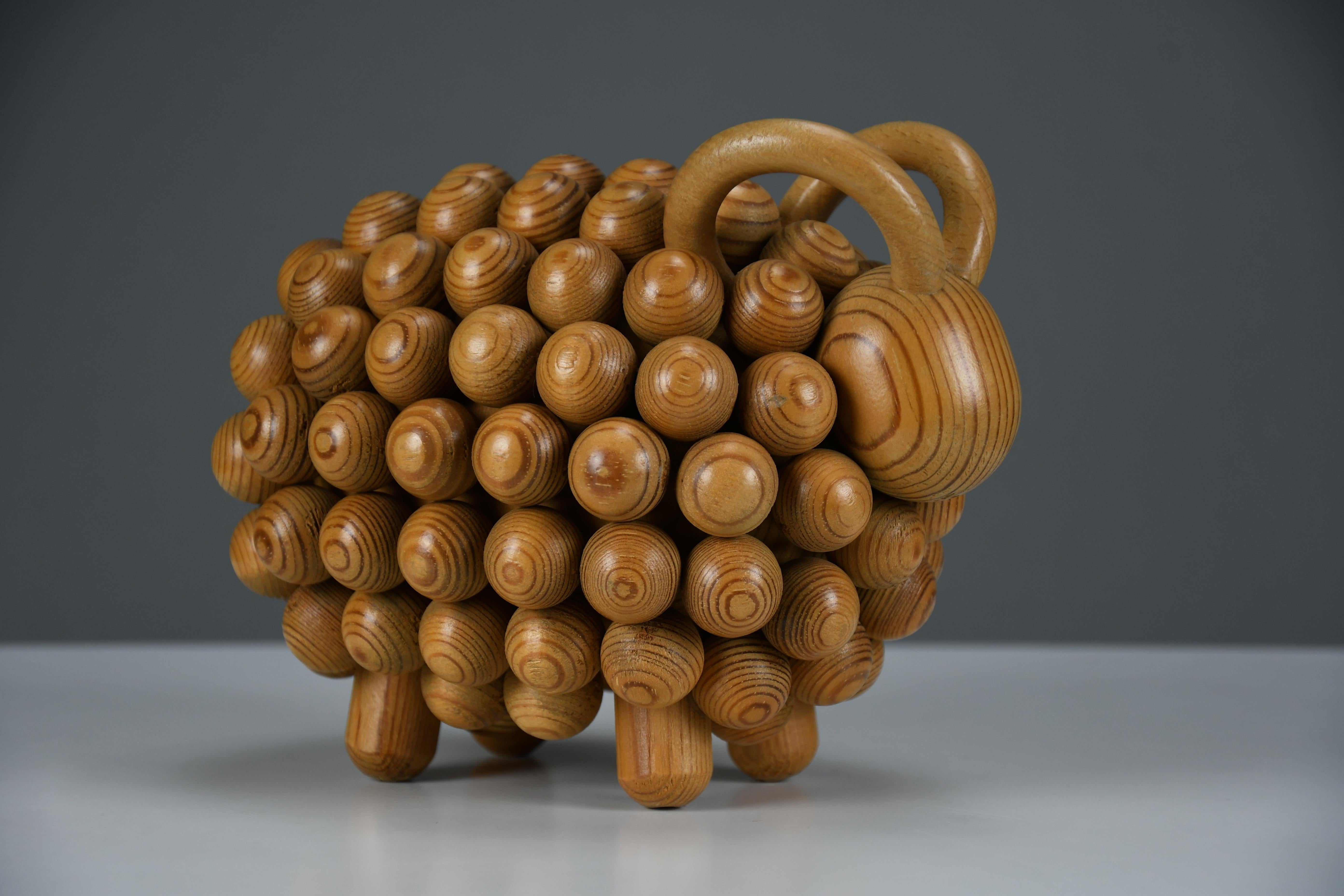 Finnish Kaija Aarikka “Passi” Aries Sculpture, Finland, 1973 For Sale
