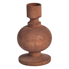 Kaija Aarikka, Small Candlestick, Pine, Finland, 1950s