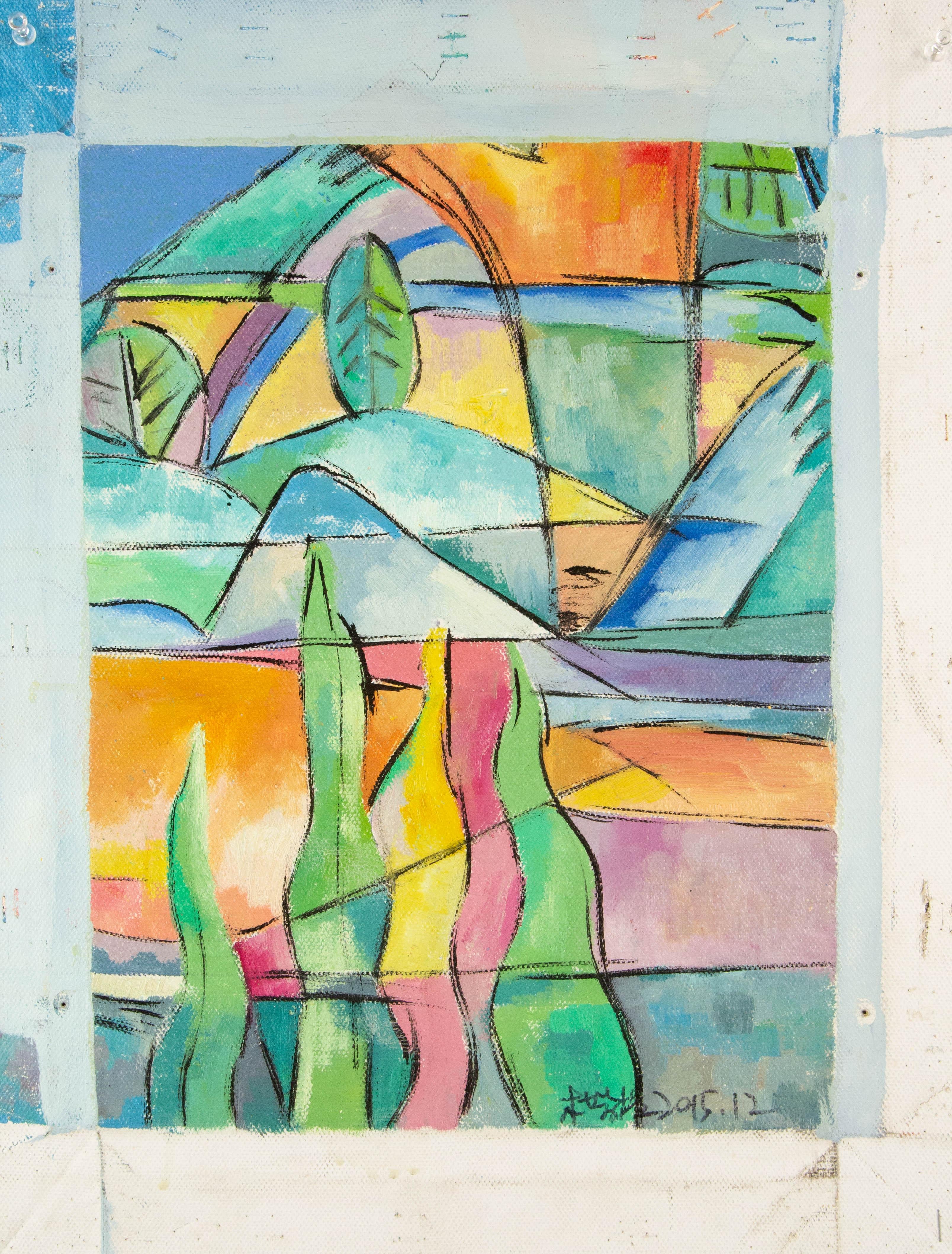 KaiJiang Yuan Abstract Original Mixed Media 