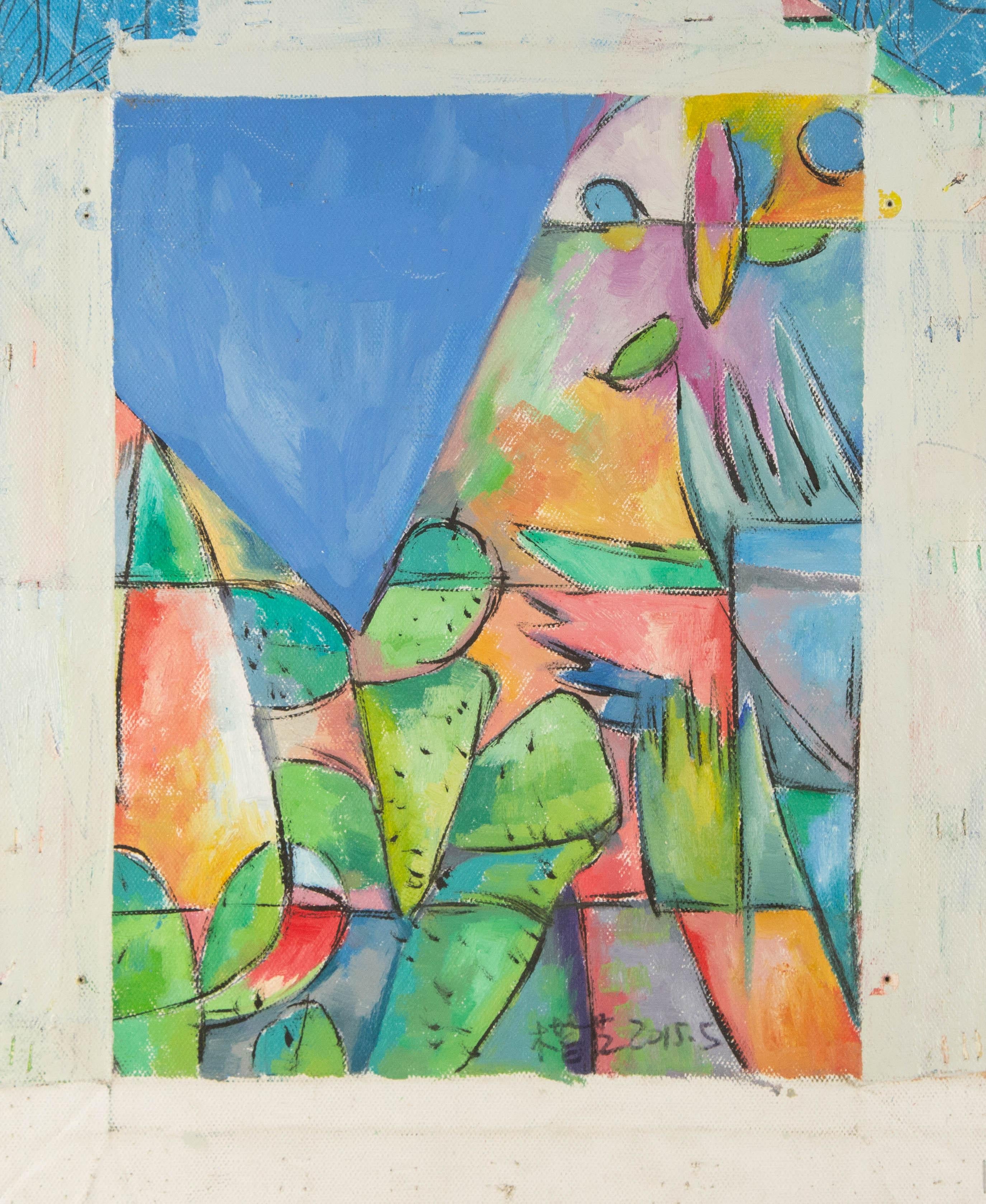 Kaijiang Yuan Abstract Original Mixed Media 