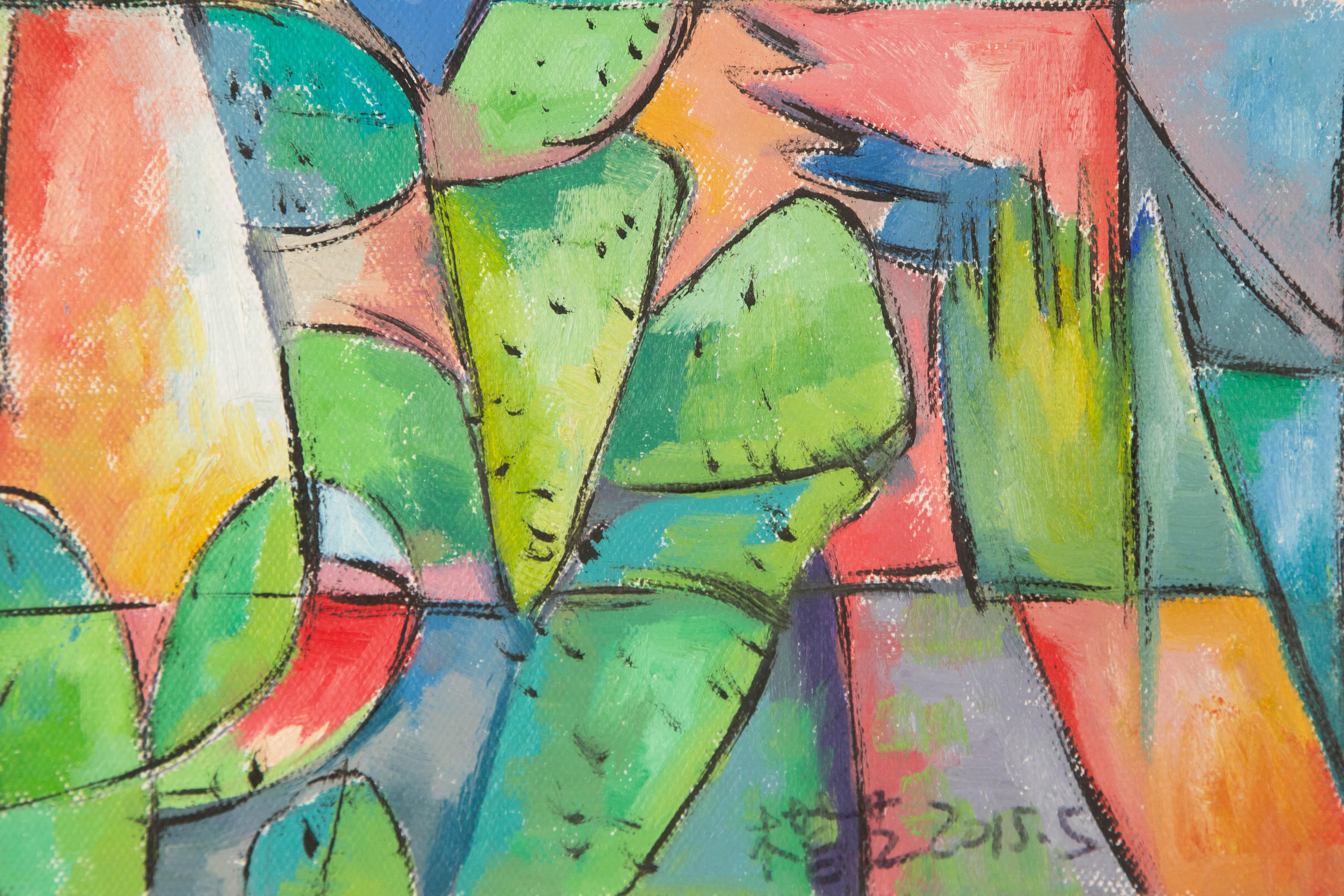 Kaijiang Yuan Abstract Original Mixed Media 