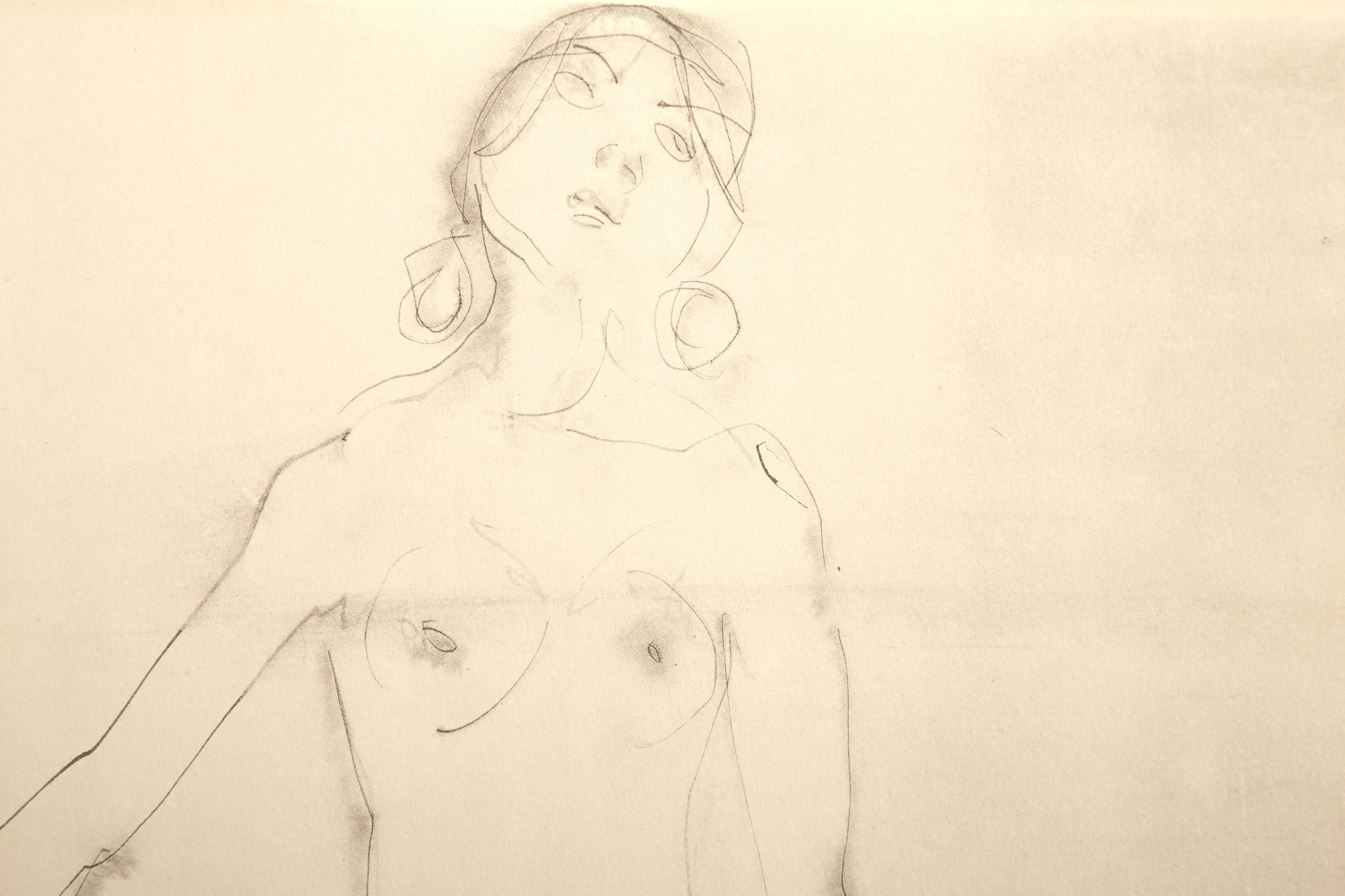Figura desnuda de mujer, plantilla moderna de Kaiko Moti en venta 1