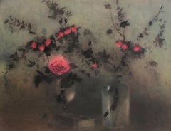 Roses, Lithograph, Kaiko Moti