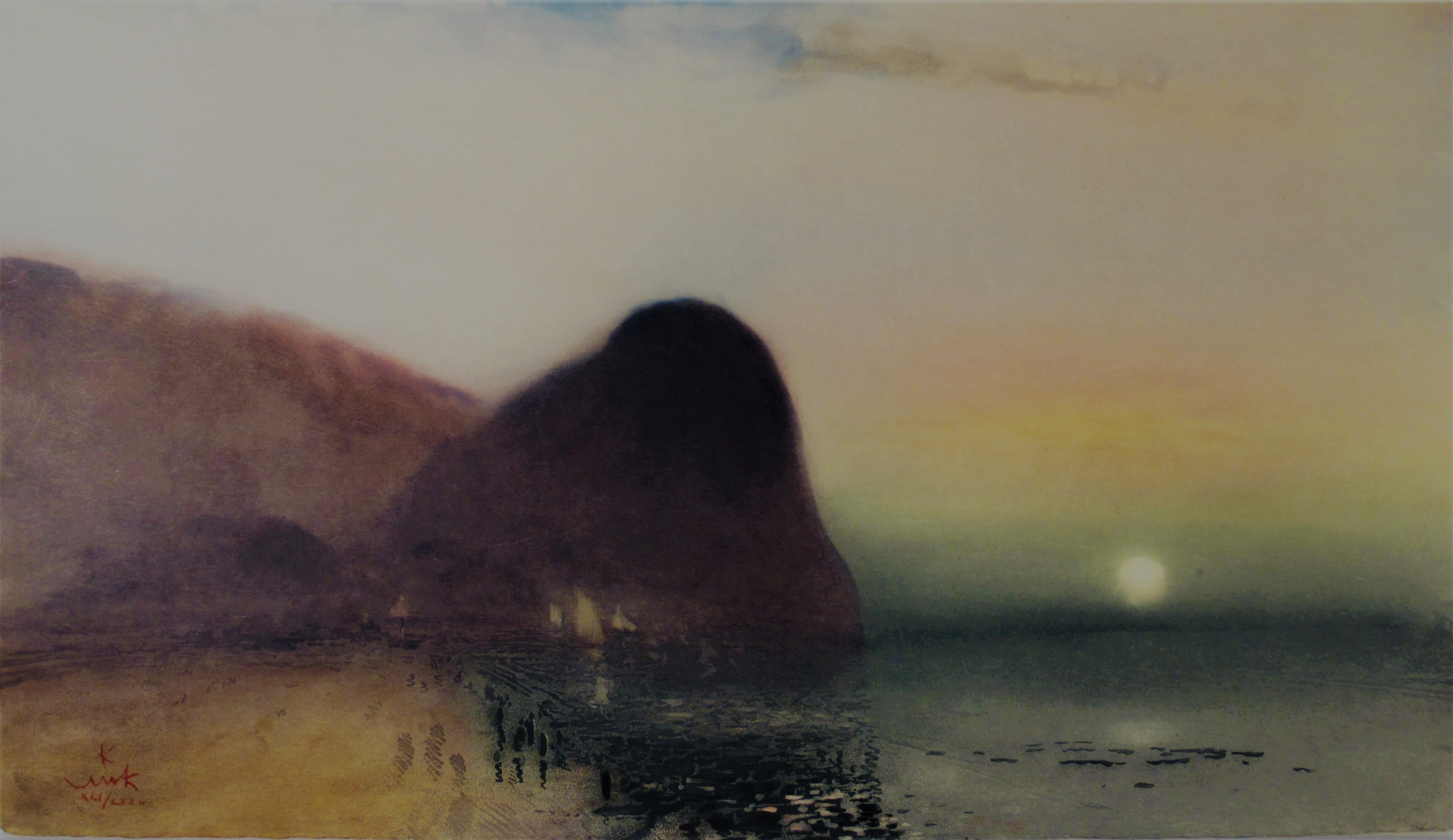 Kaiko Moti Landscape Print - Seascape II