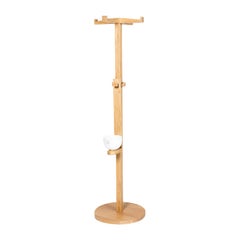 Kaindy Oak Floor Coat Stand