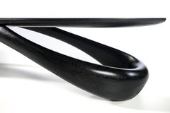 Kaïros Ebonized Oak Coffee Table by Atelier Blouberg
