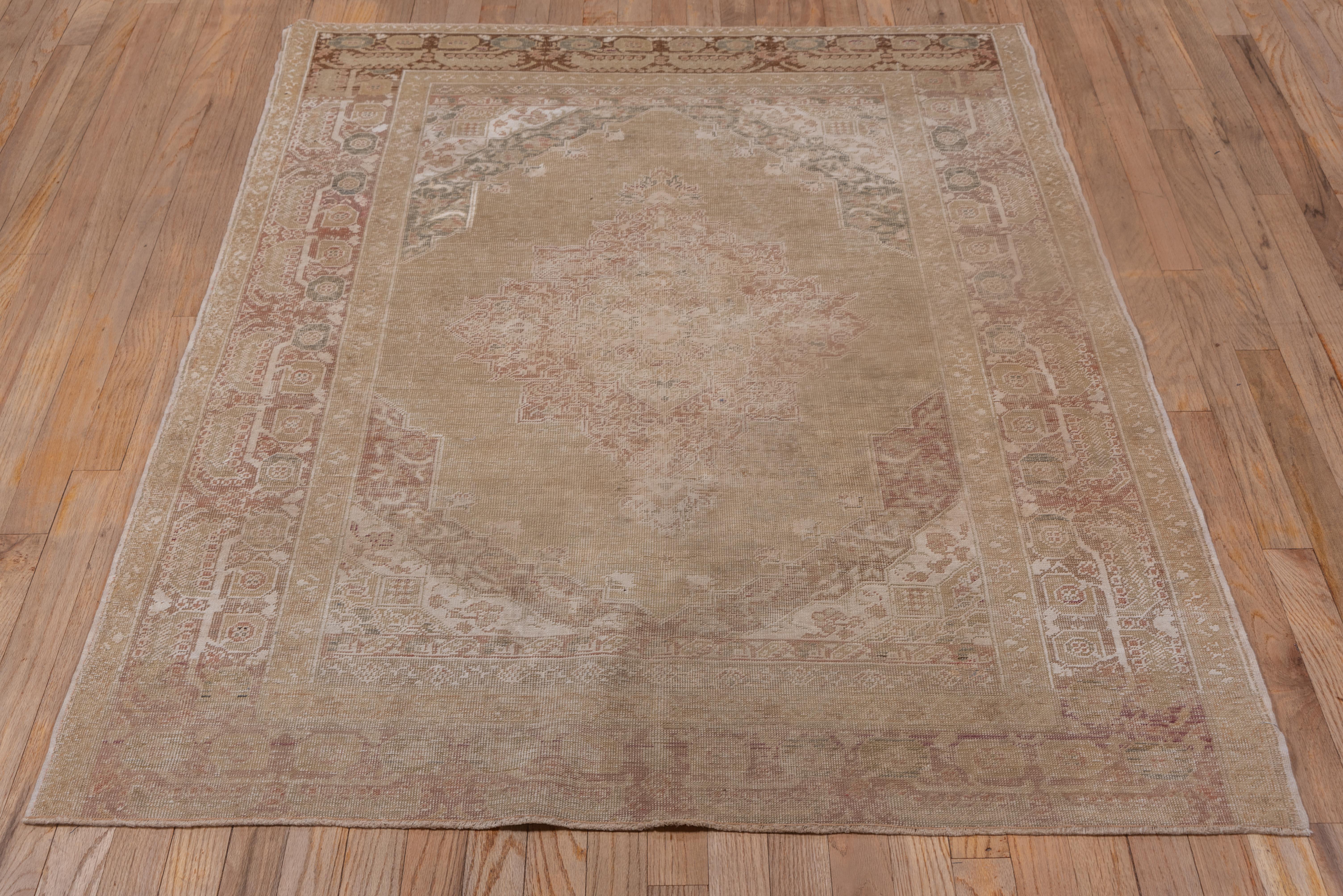 Wool Kaisary Rug in Golden Sand in Almost Square  For Sale