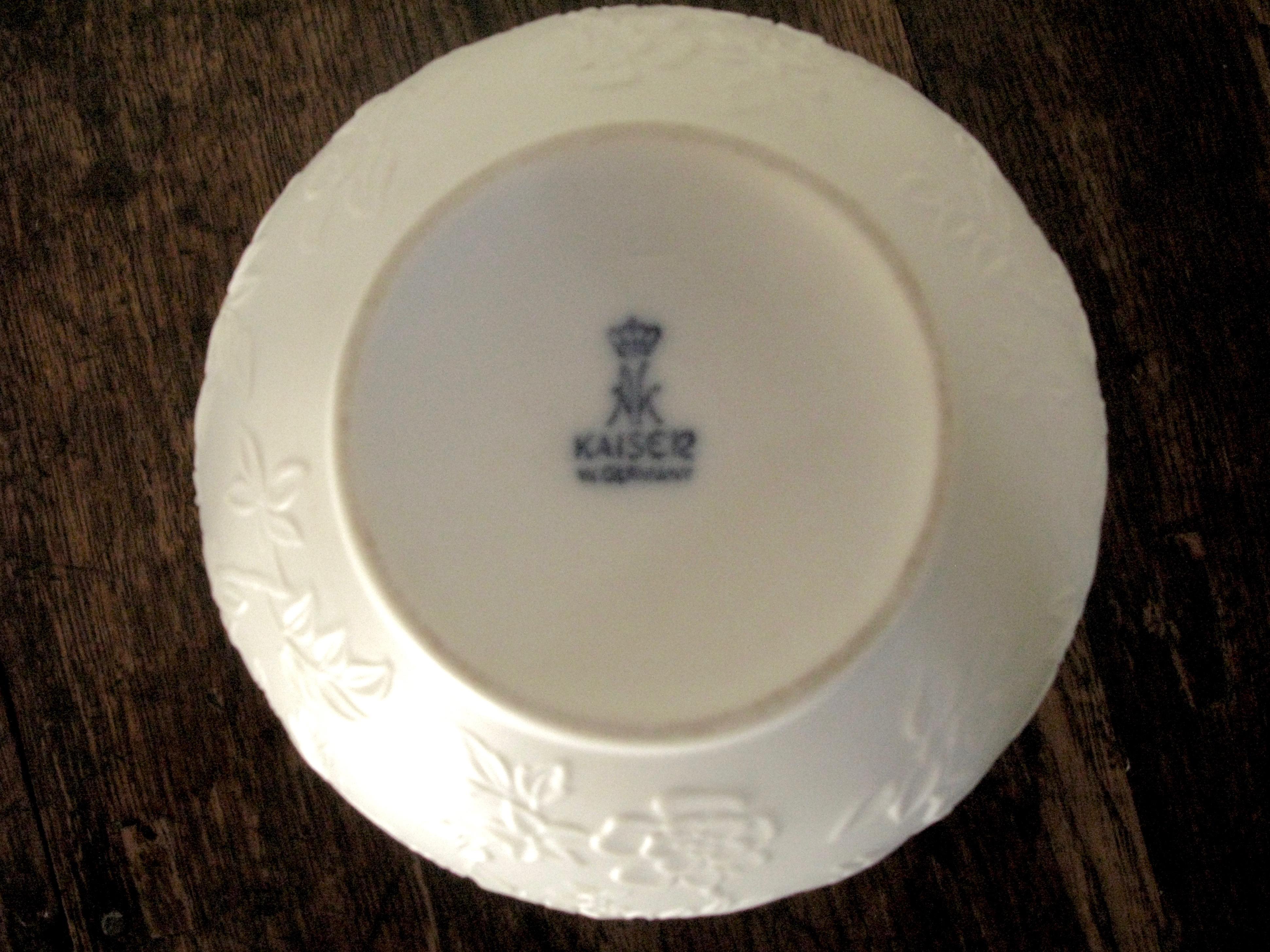 Kaiser Biscuit Vase, Vintage, White, German, Vintage, 60er Years, Paradise Birds 2