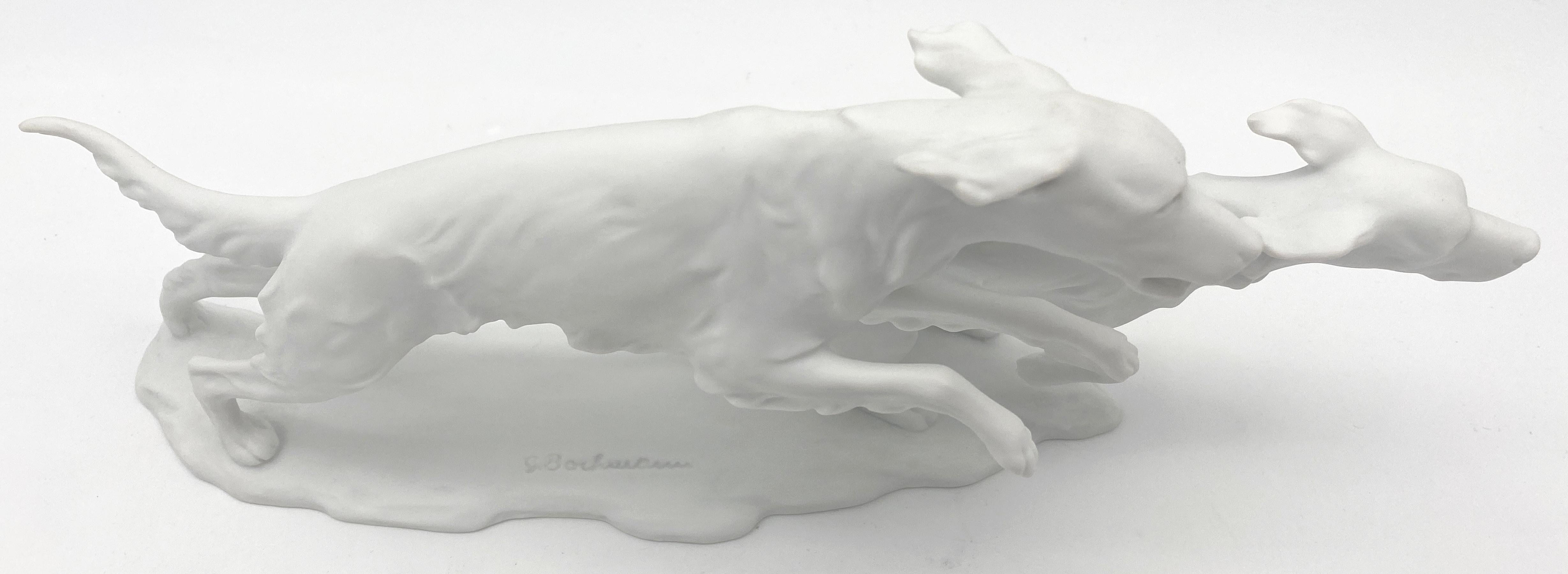  Kaiser Bisque Porcelain 'Running Dogs' by G. Bochuraun  For Sale 2