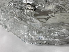 Empotrable Kaiser con cristal estructurado sobre marco pintado de blanco, Alemania, 1980