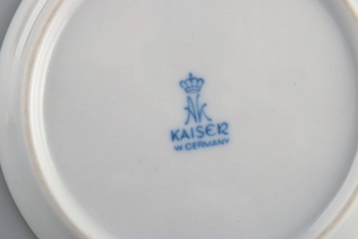 Kaiser, Germany, Two Coffee Cups with Saucers and Six Small Bowls in Porcelain 2
