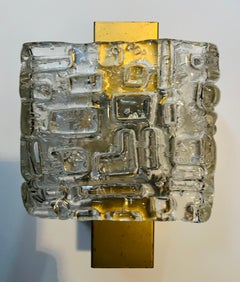 Kaiser Glass 1960s Wall Light