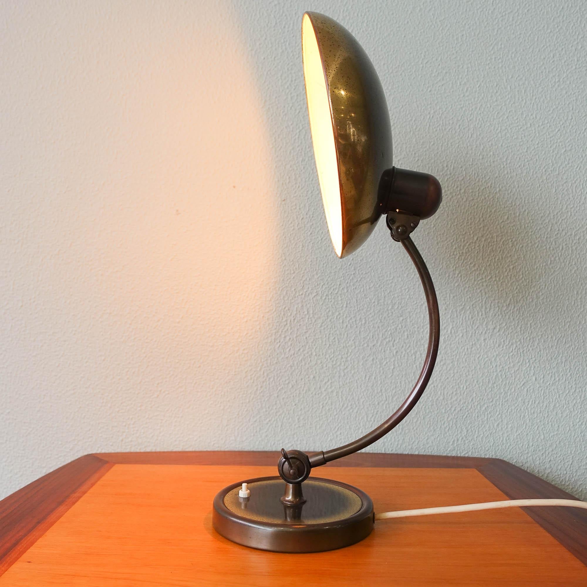 German Kaiser Idell 6631-T Luxus Table Lamp by Christian Dell, 1950's