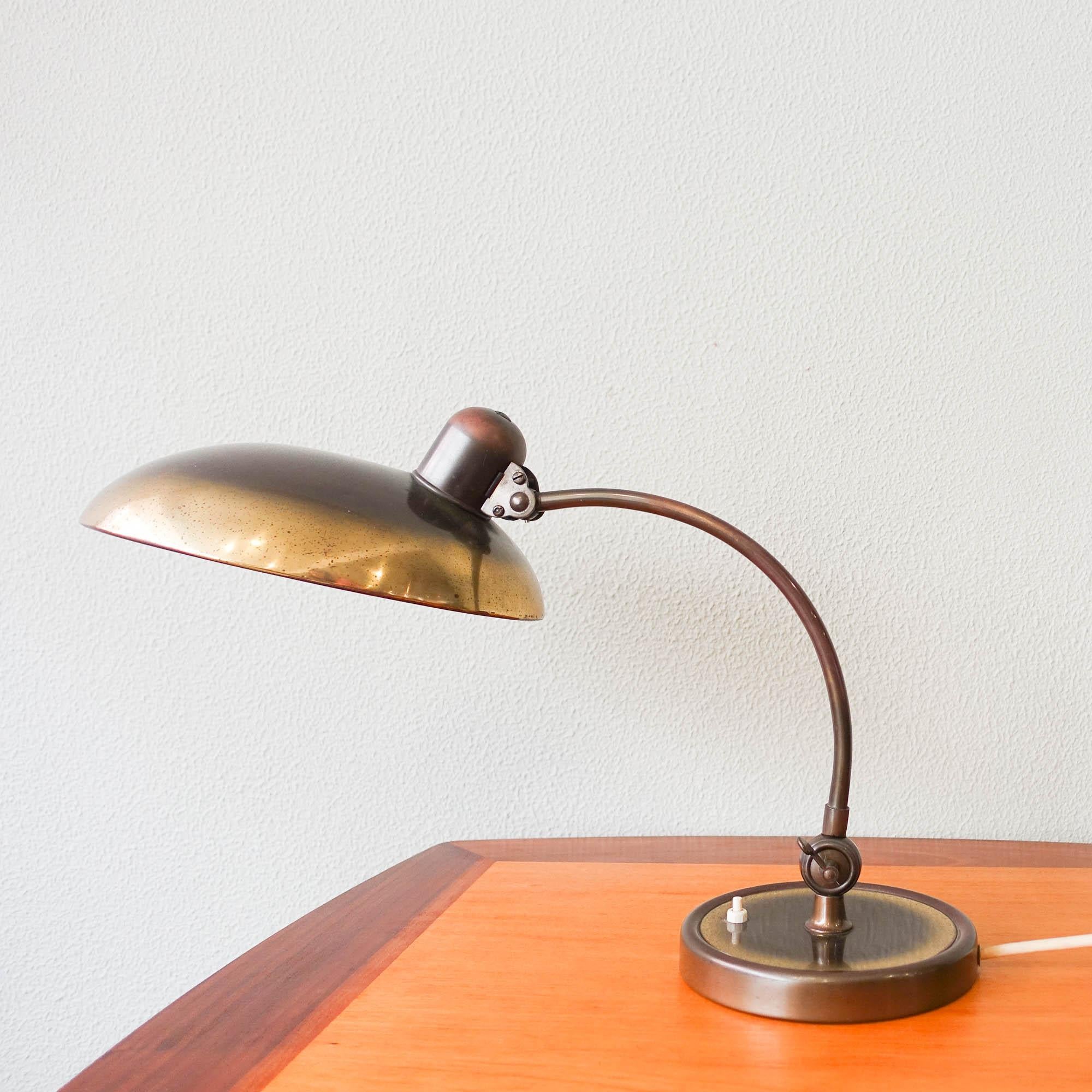 Kaiser Idell 6631-T Luxus Table Lamp by Christian Dell, 1950's In Good Condition In Lisboa, PT