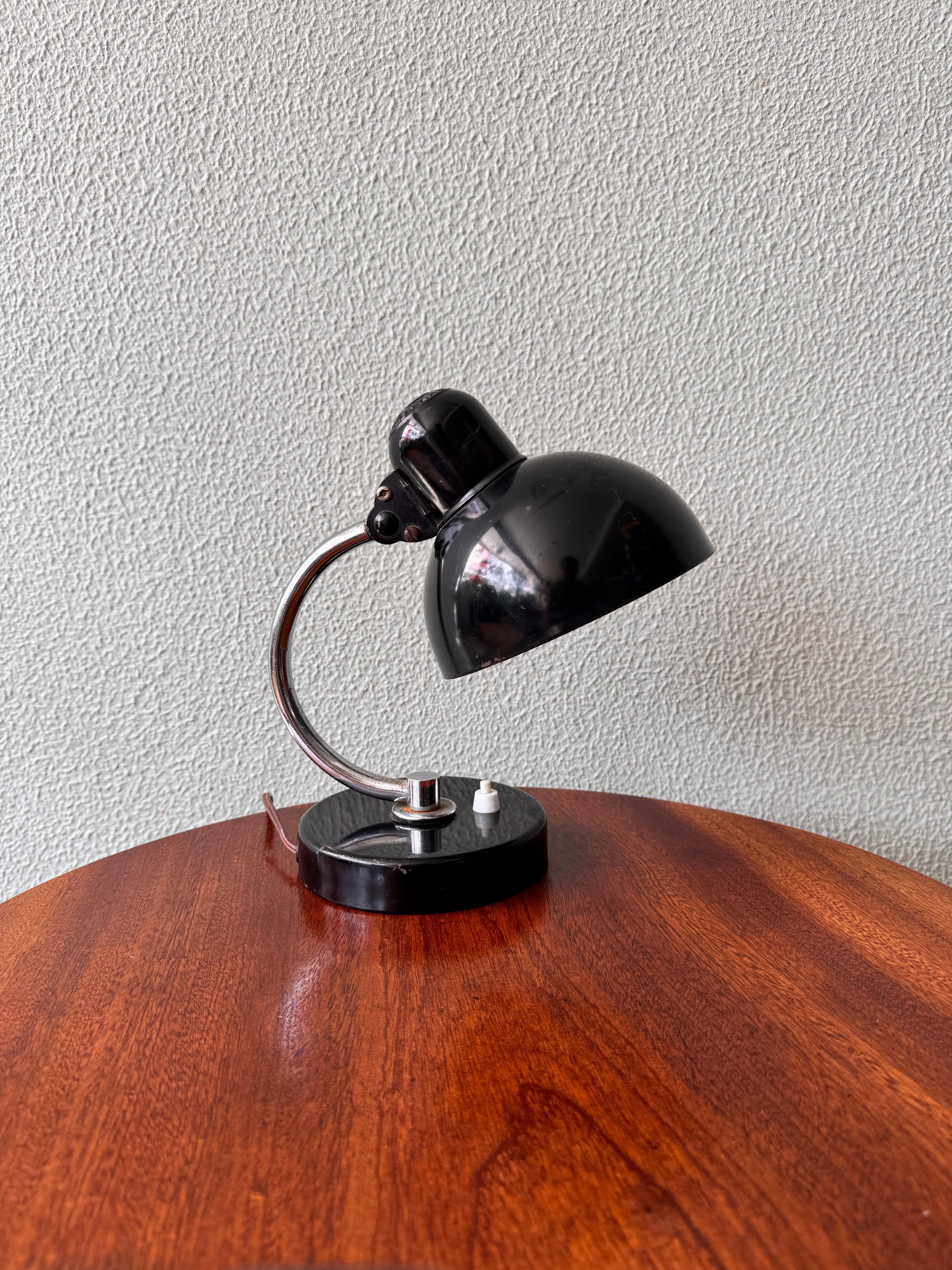 Kaiser Idell 6722-T table lamp by Christian Dell - 1930's Germany For Sale 7