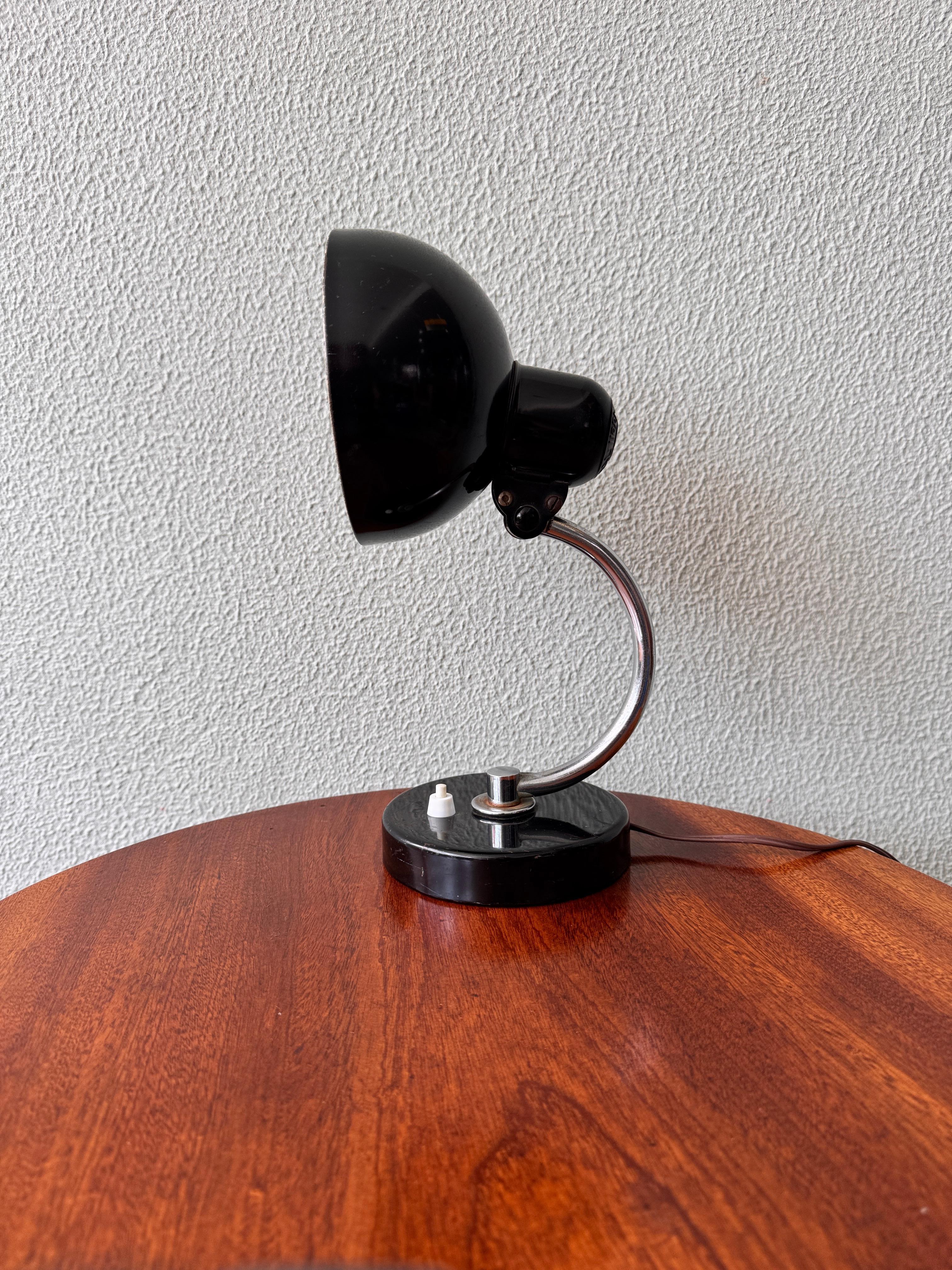 Bauhaus Kaiser Idell 6722-T table lamp by Christian Dell - 1930's Germany For Sale