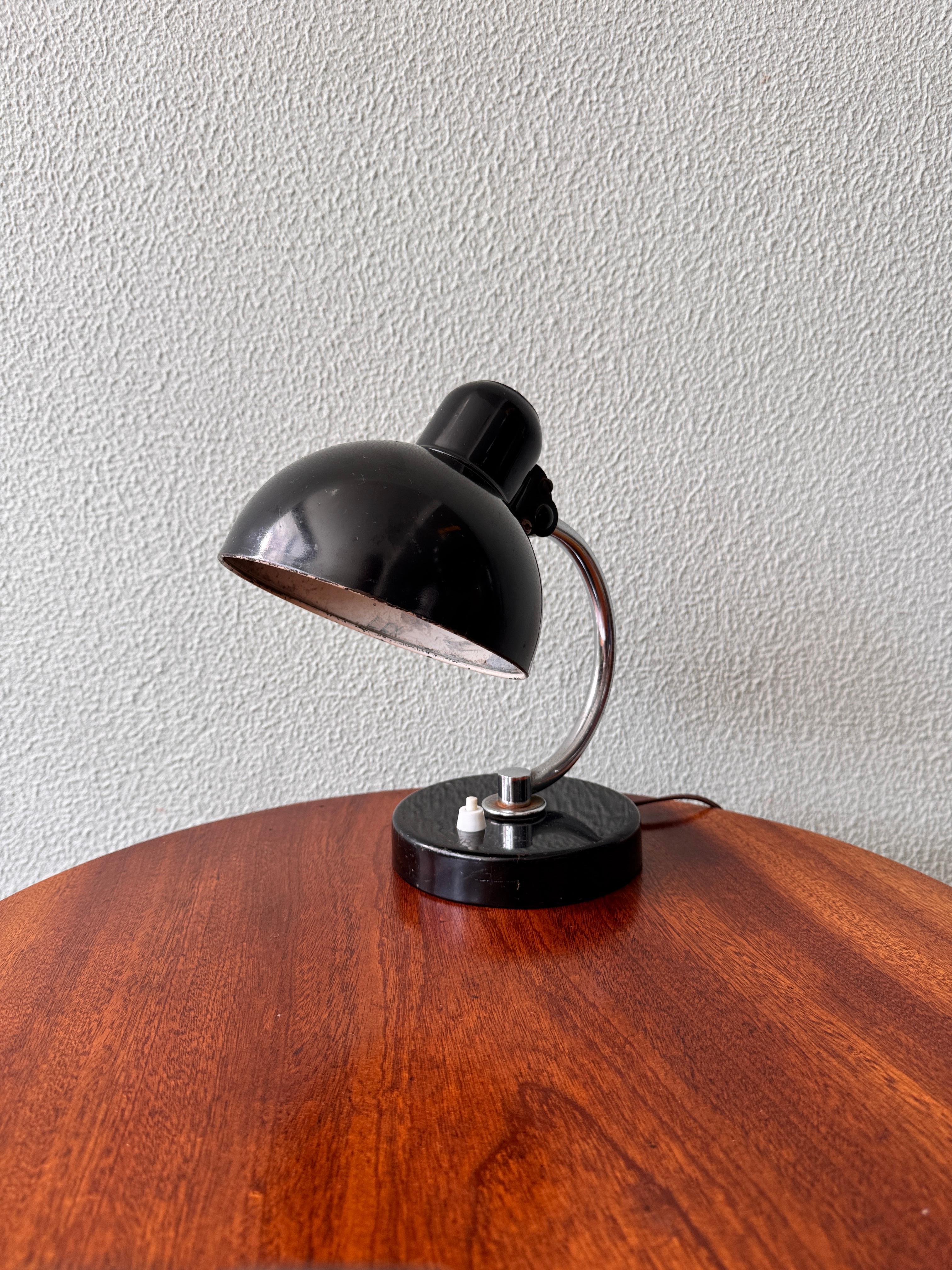 Mid-20th Century Kaiser Idell 6722-T table lamp by Christian Dell - 1930's Germany For Sale