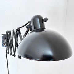 Kaiser Idell Bauhaus industrial scissor factory wall light by Christian Dell