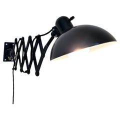 Kaiser Idell Bauhaus industrial scissor factory wall light by Christian Dell