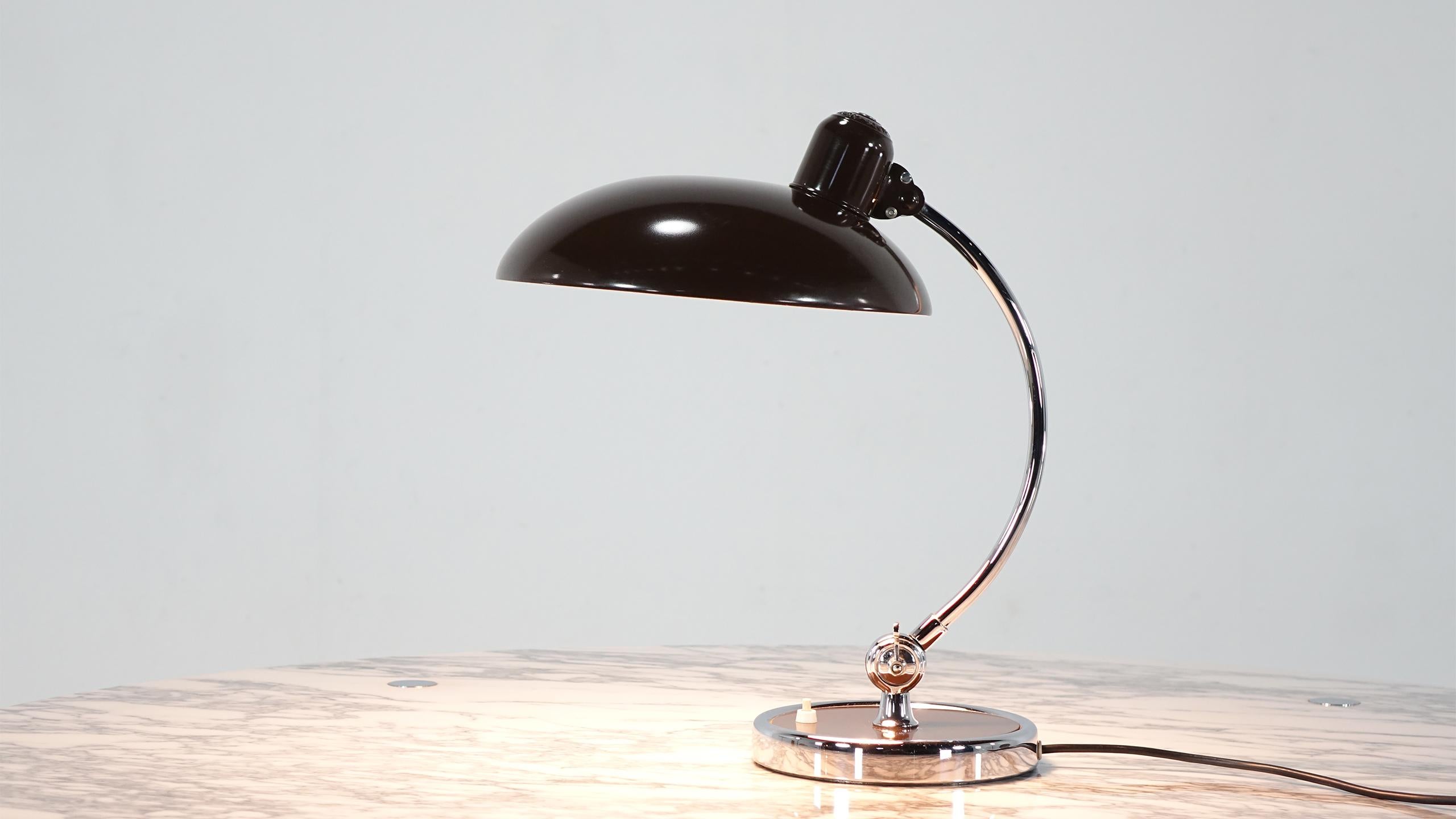 Kaiser Idell by Christian Dell Model 6631 President Desk Lamp Bauhaus (Chrom)
