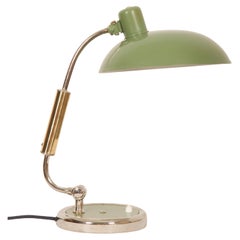 Vintage Kaiser Idell by Christian Dell Model 6632 President Green Desk Lamp