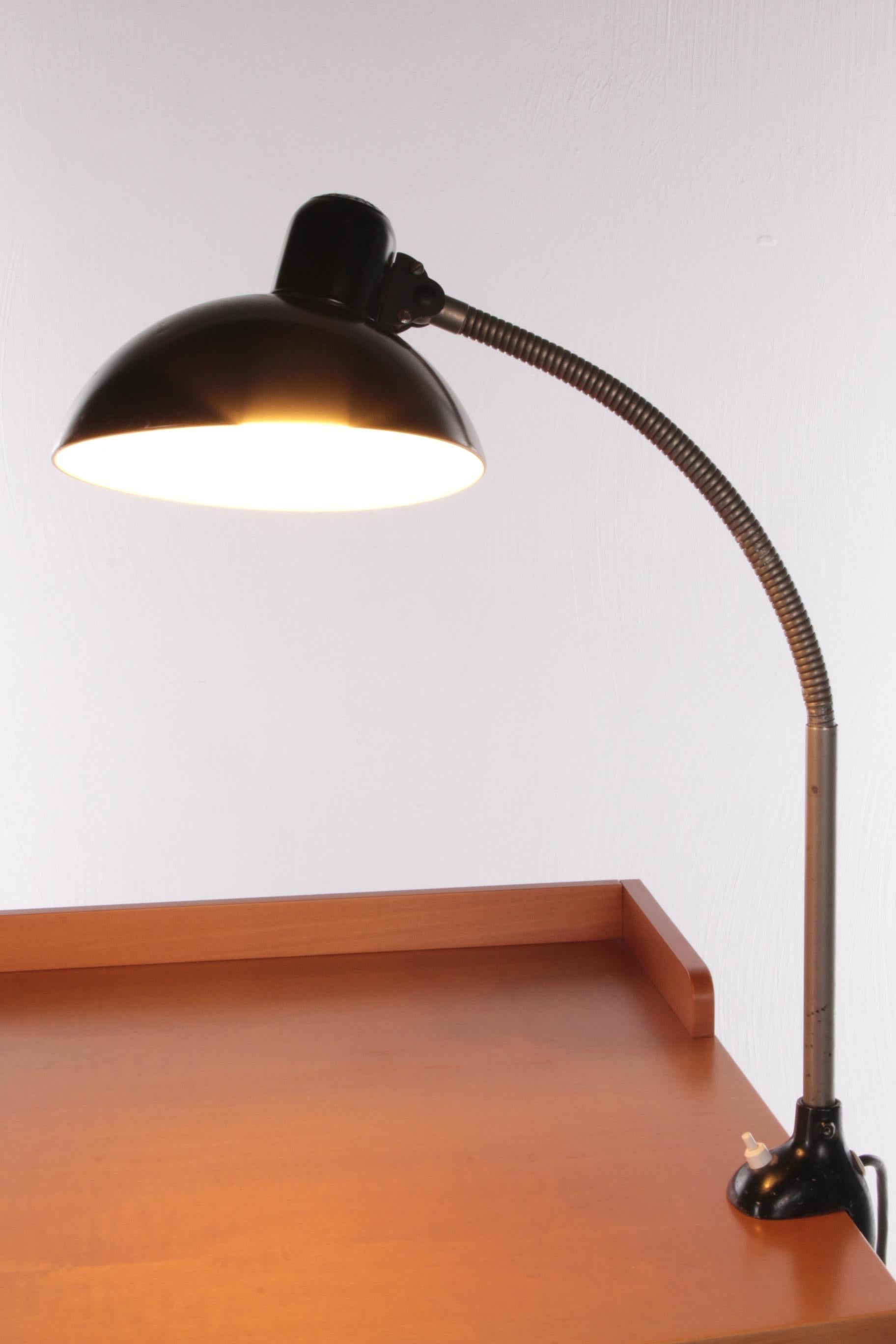 Kaiser idell Desk Lamp Model 6740 by Christiaan Dell In Good Condition For Sale In Oostrum-Venray, NL