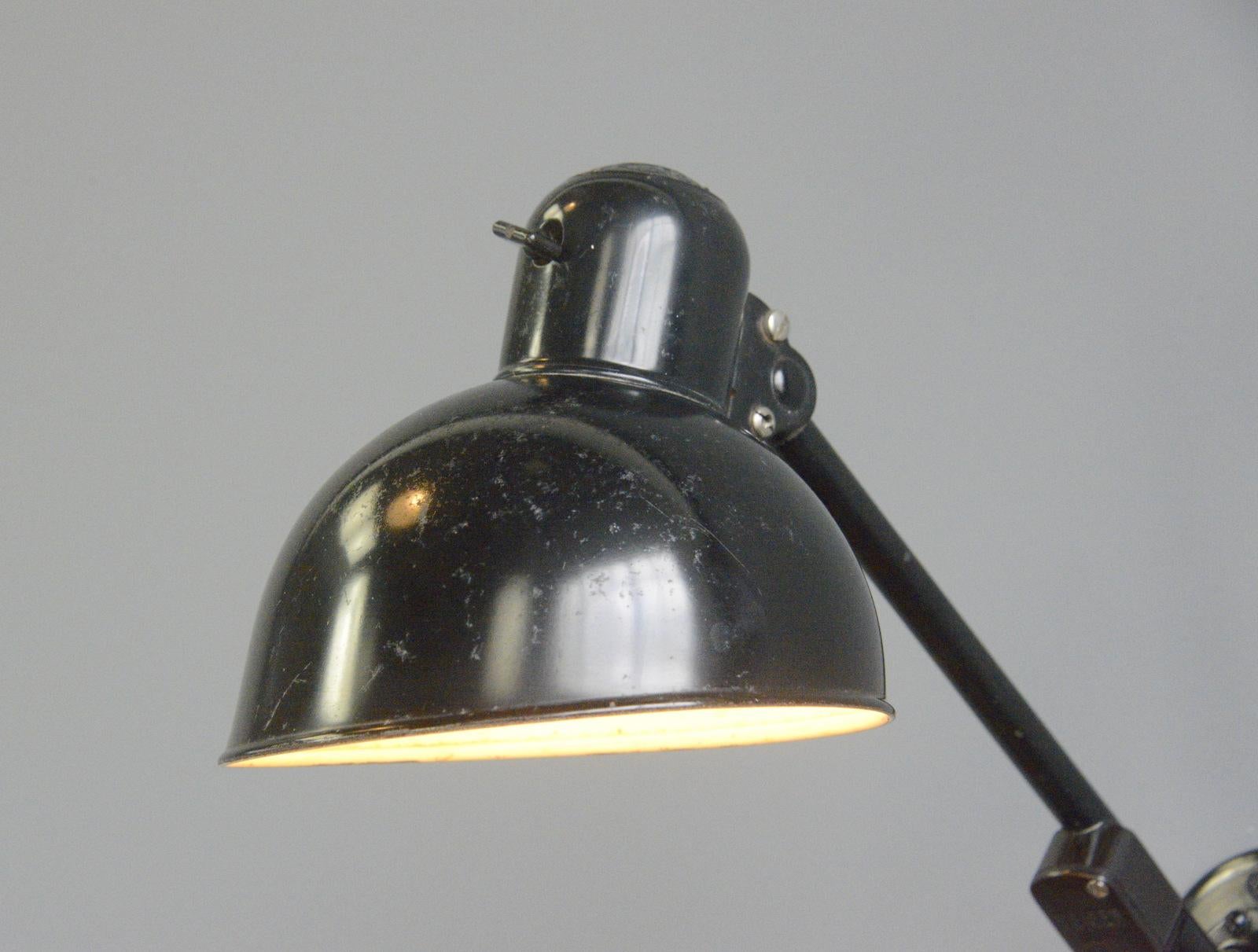 Kaiser Jdell Model 6723 Wall Lamp by Christian Dell 3