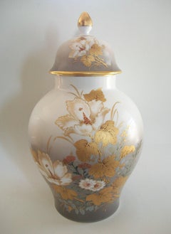 KAISER – K. Nossek – Vintage-Porzellanurne und Deckel – Deutschland – Mitte des 20. Jahrhunderts