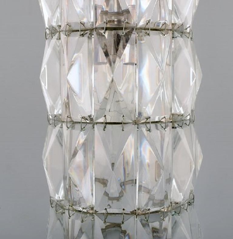 Mid-20th Century Kaiser Leuchten, Germany, Cylindrical Pendant / Ceiling Lamp, 1960s-1970s For Sale