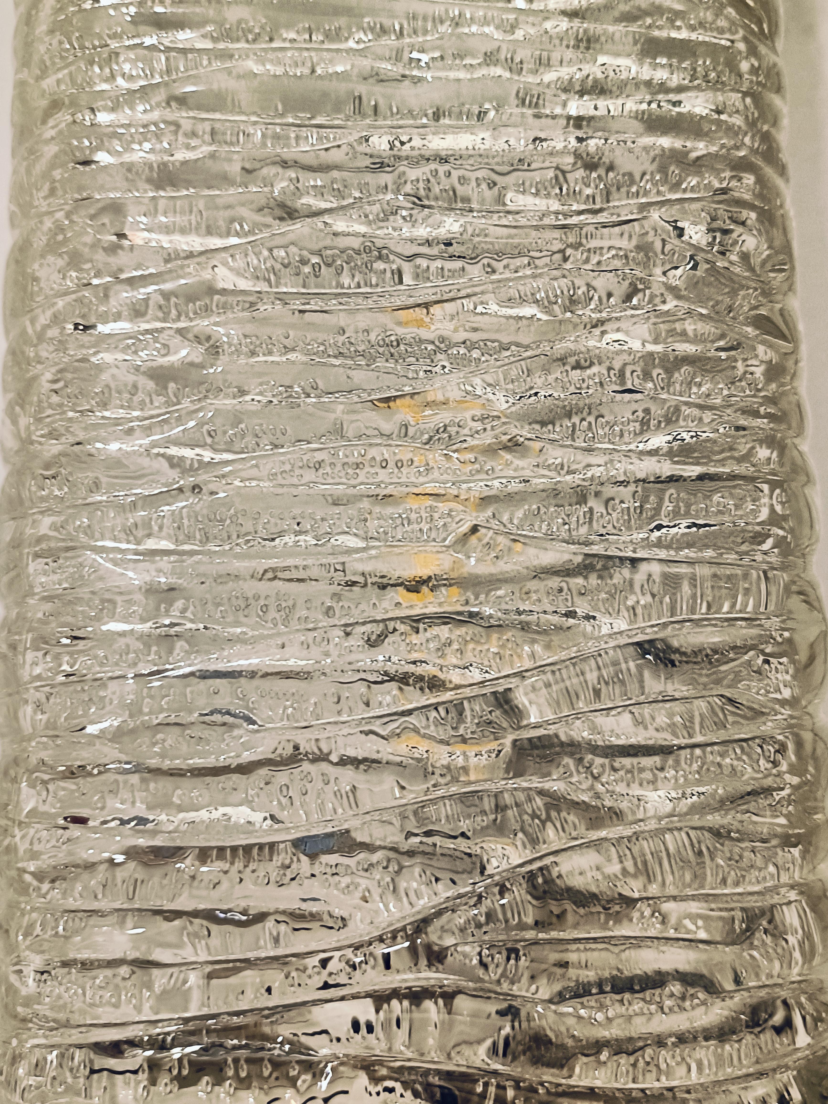 Kaiser Leuchten Murano Glass Wall Lamp, Germany 1970s In Good Condition For Sale In Naples, IT