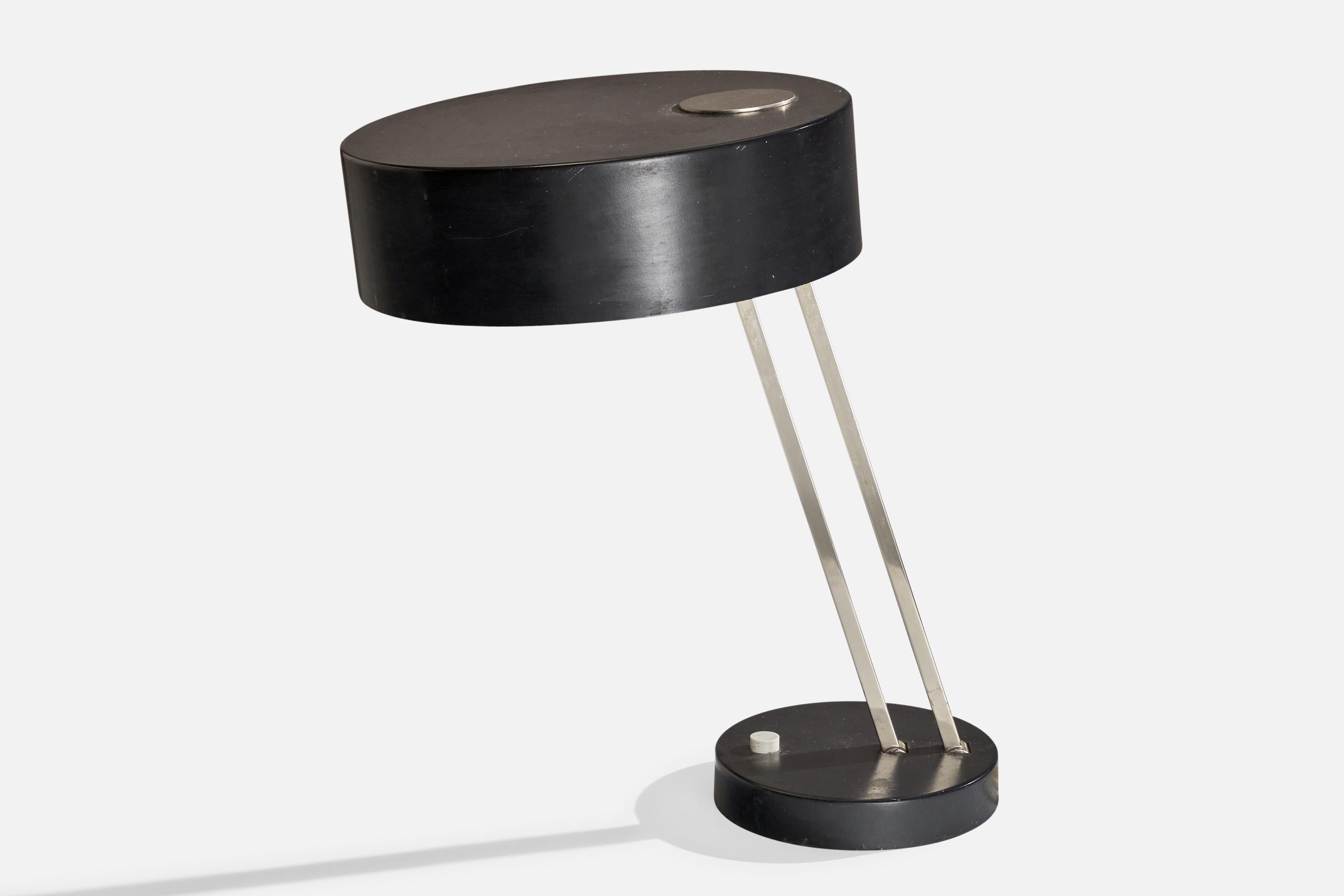 Kaiser Leuchten, Lámpara de sobremesa, Metal, Alemania, Década de 1930 Bauhaus en venta