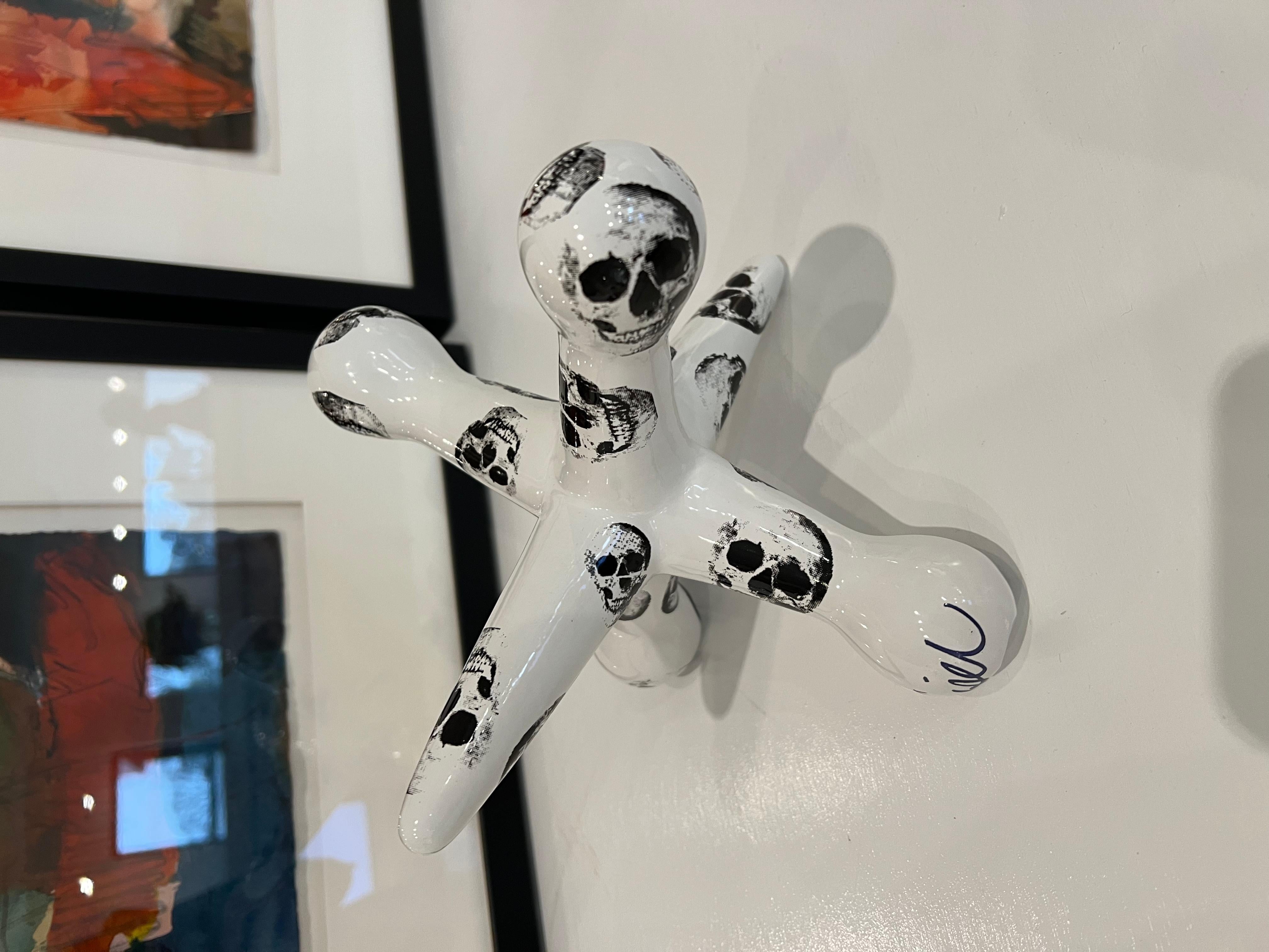 Skull Ceramic Wall Jack  For Sale 1