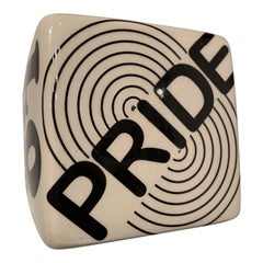 Pride Ceramic Cube Wall Sculpture