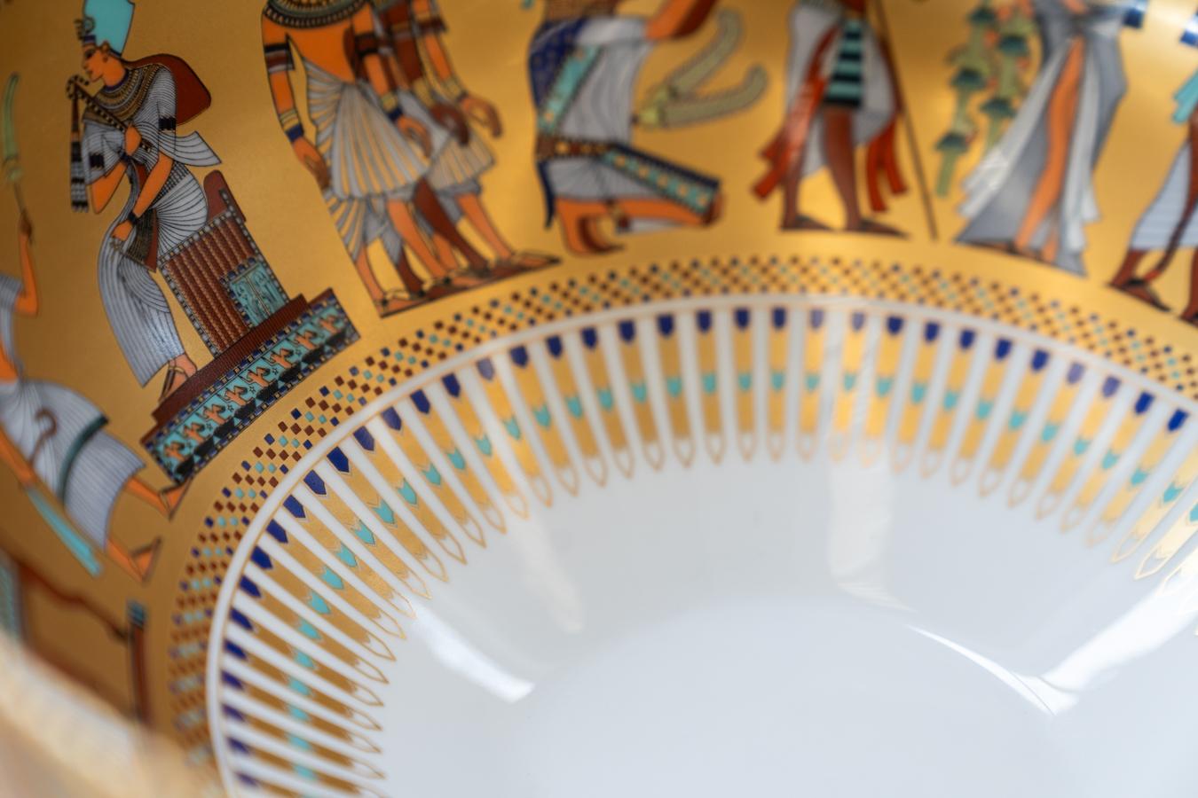 Kaiser „Theben“ Set di 2 vasi in Porcellana, motivo egiziano. im Angebot 8