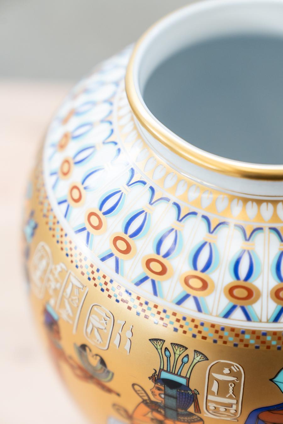 Kaiser „Theben“ Set di 2 vasi in Porcellana, motivo egiziano. im Angebot 12