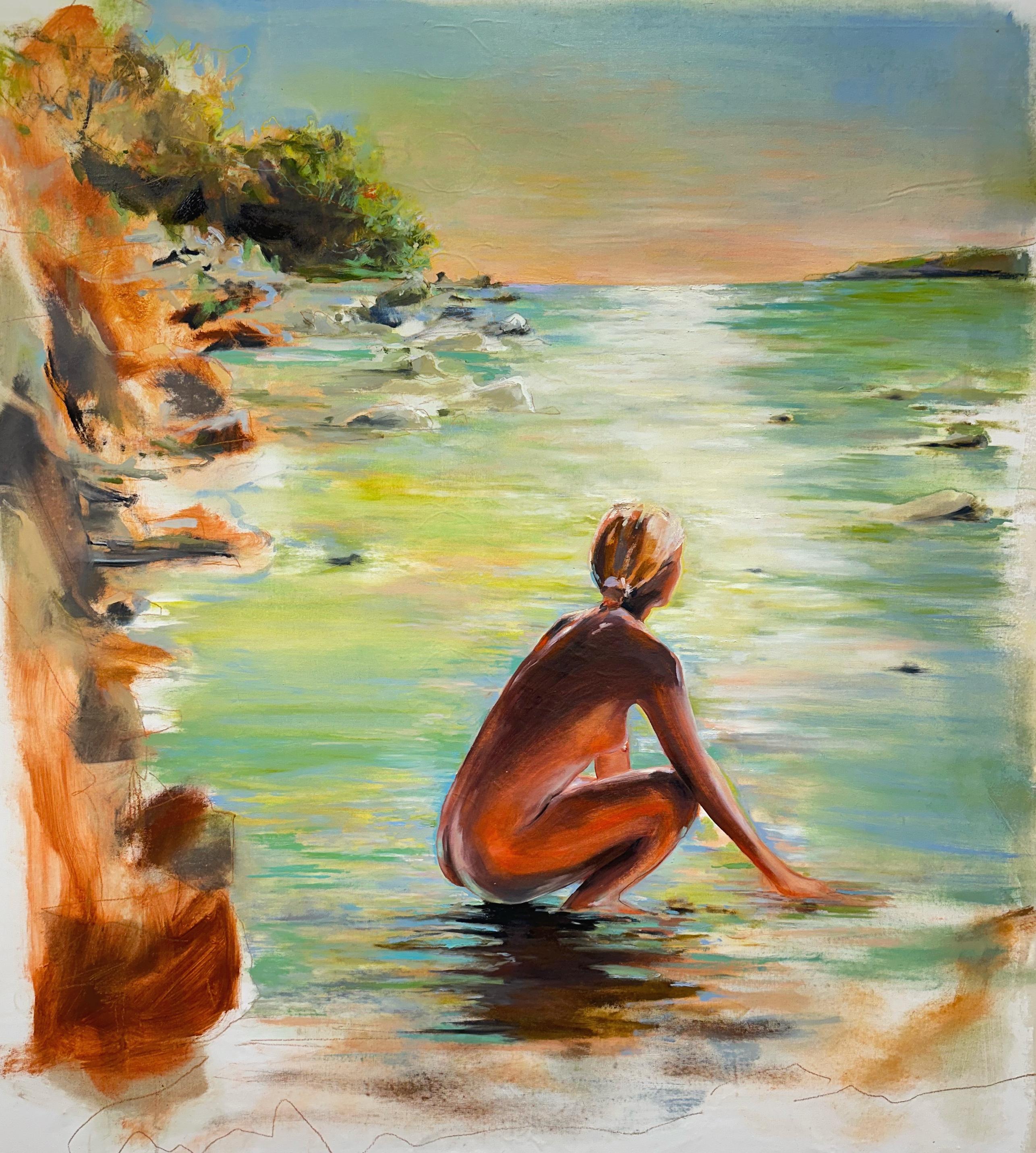 Kaitlyn Tucek Nude Painting - Ile St Marguerite