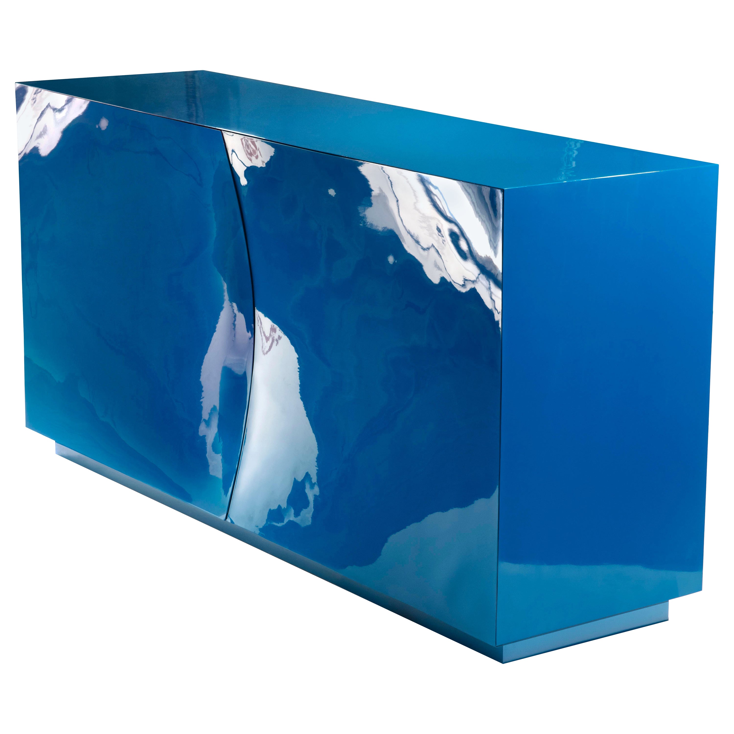 Kaizen Storage Sideboard Cabinet with Metal by Artefatto Design Studio
