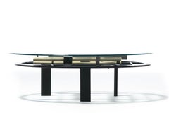 Kaizo Oto for Design Institute of America Geometric Post Modern Coffee Table