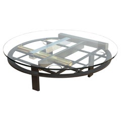 Kaizo Oto for Design Institute of America Postmodern Geometric Coffee Table