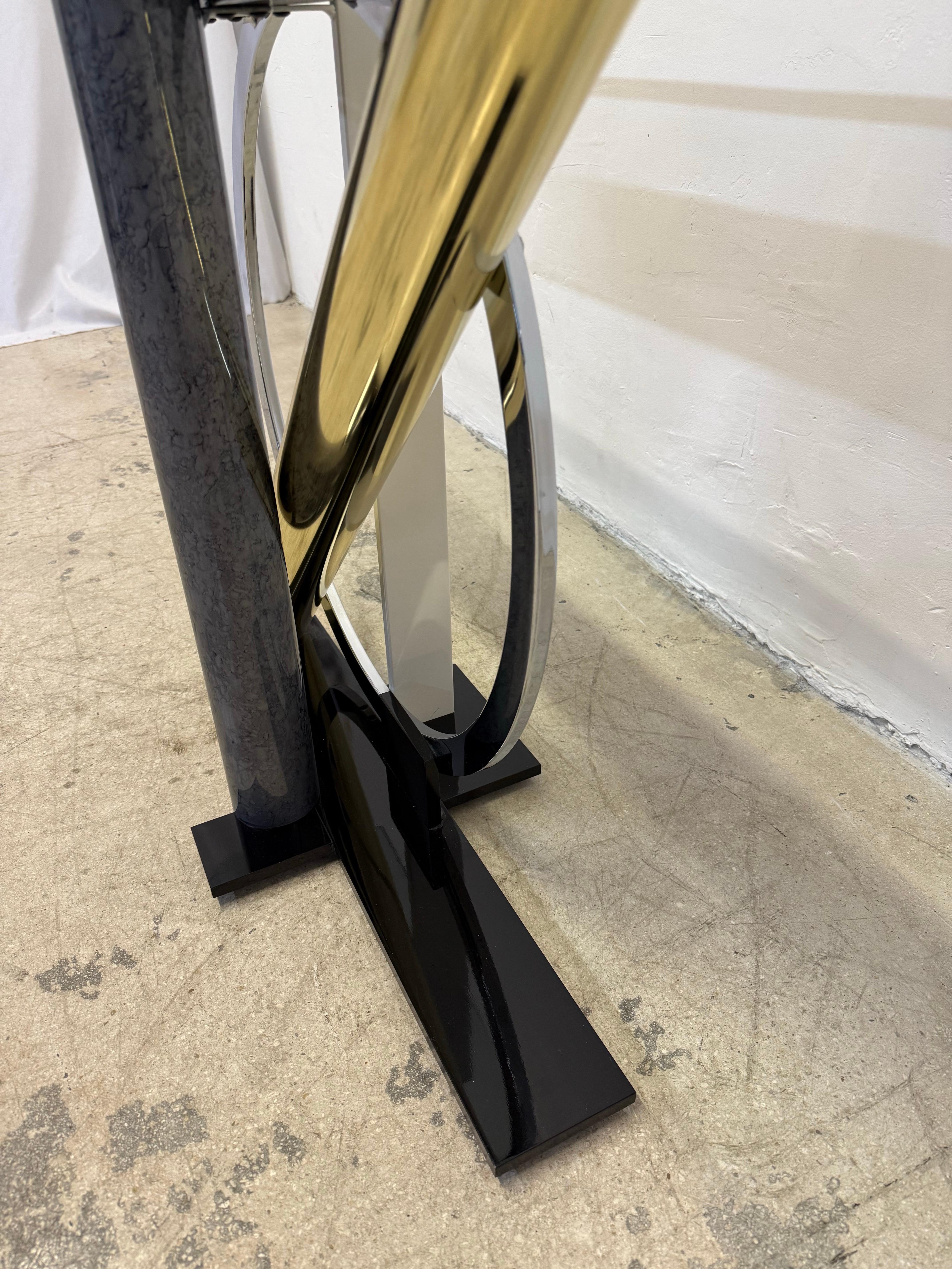 Kaizo Oto for Dia Postmodern Memphis Style Console Table For Sale 5