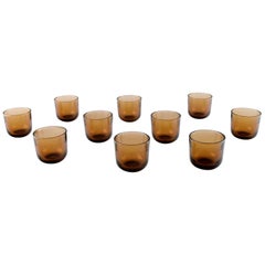 Kaj Franck 10 "Fasetti" Vodka/Shot Glasses, Artificial Glass