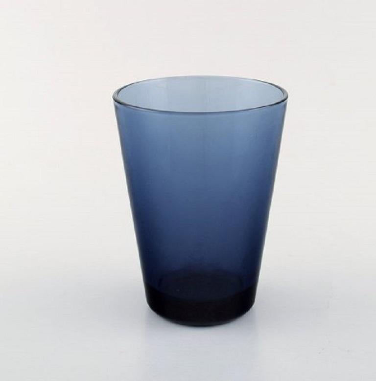 Scandinavian Modern Kaj Franck, Finland, Seven Drinking Glasses, 1960s-1970s For Sale
